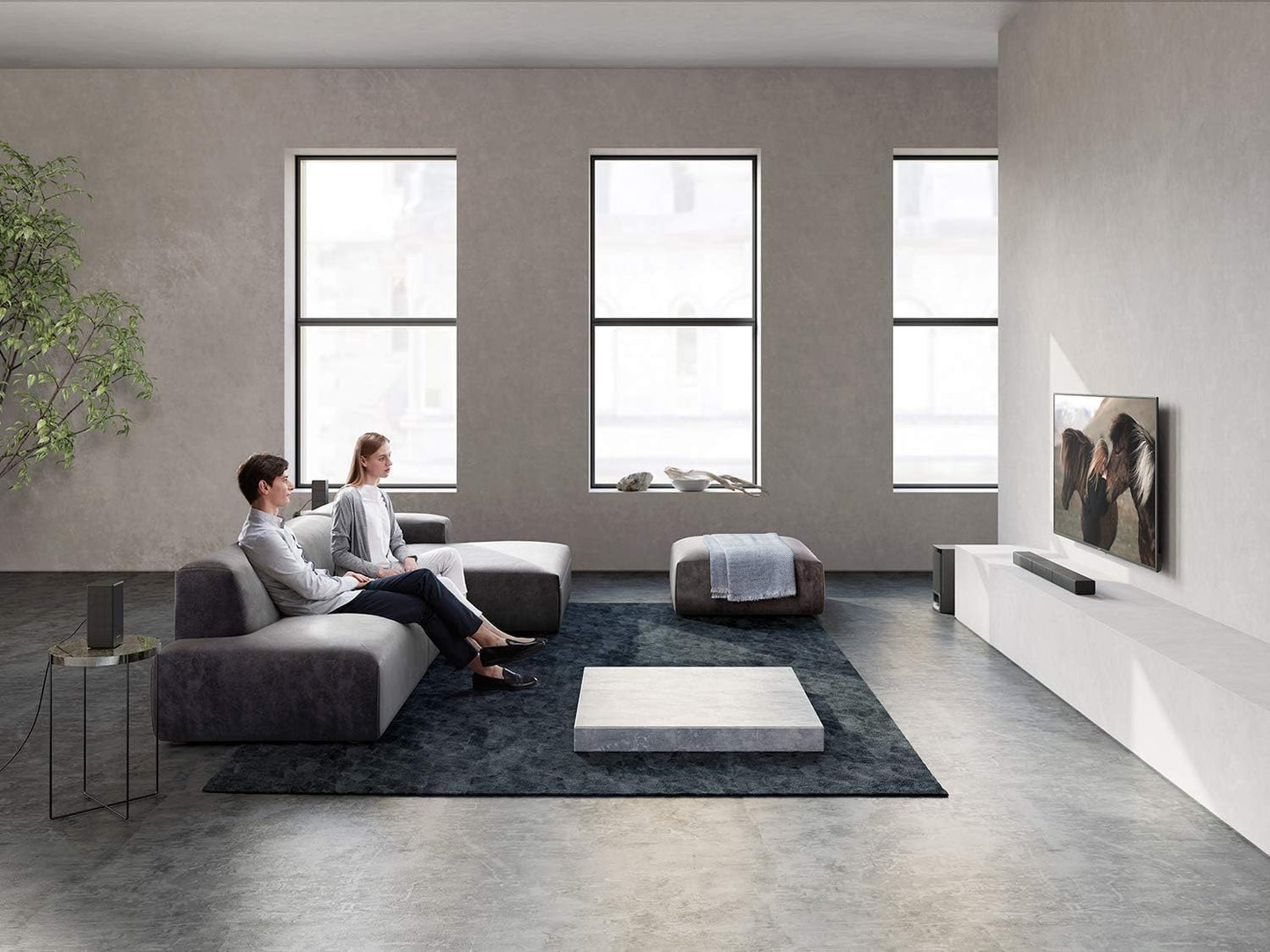 Sony HT-S500RF 1000W High Power Real 5.1 Ch Soundbar Dolby Digital HDMI ARC Optical Input DTS Surround Sound