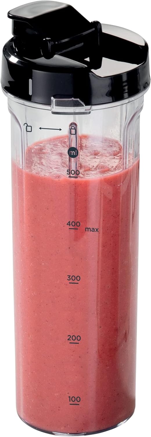 Kenwood Premium Power Blender 1500W Smoothie Blender With 2L Tritan Jar, 500ML Smoothie2Go Bottle & Lid, Blender Tamper/Food Presser, 6 Speed+3 Preset Programs, Ice Crush Function Blm91.640Ss Silver