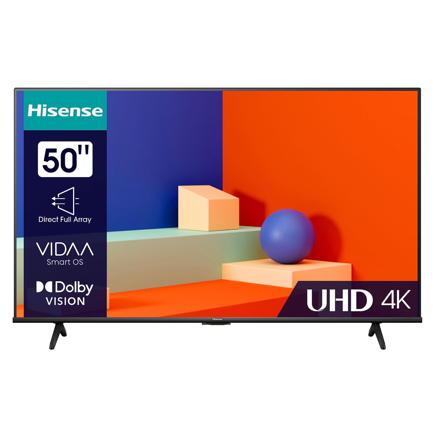Hisense 50 inch 4K UHD Smart DLED TV - A6K Series