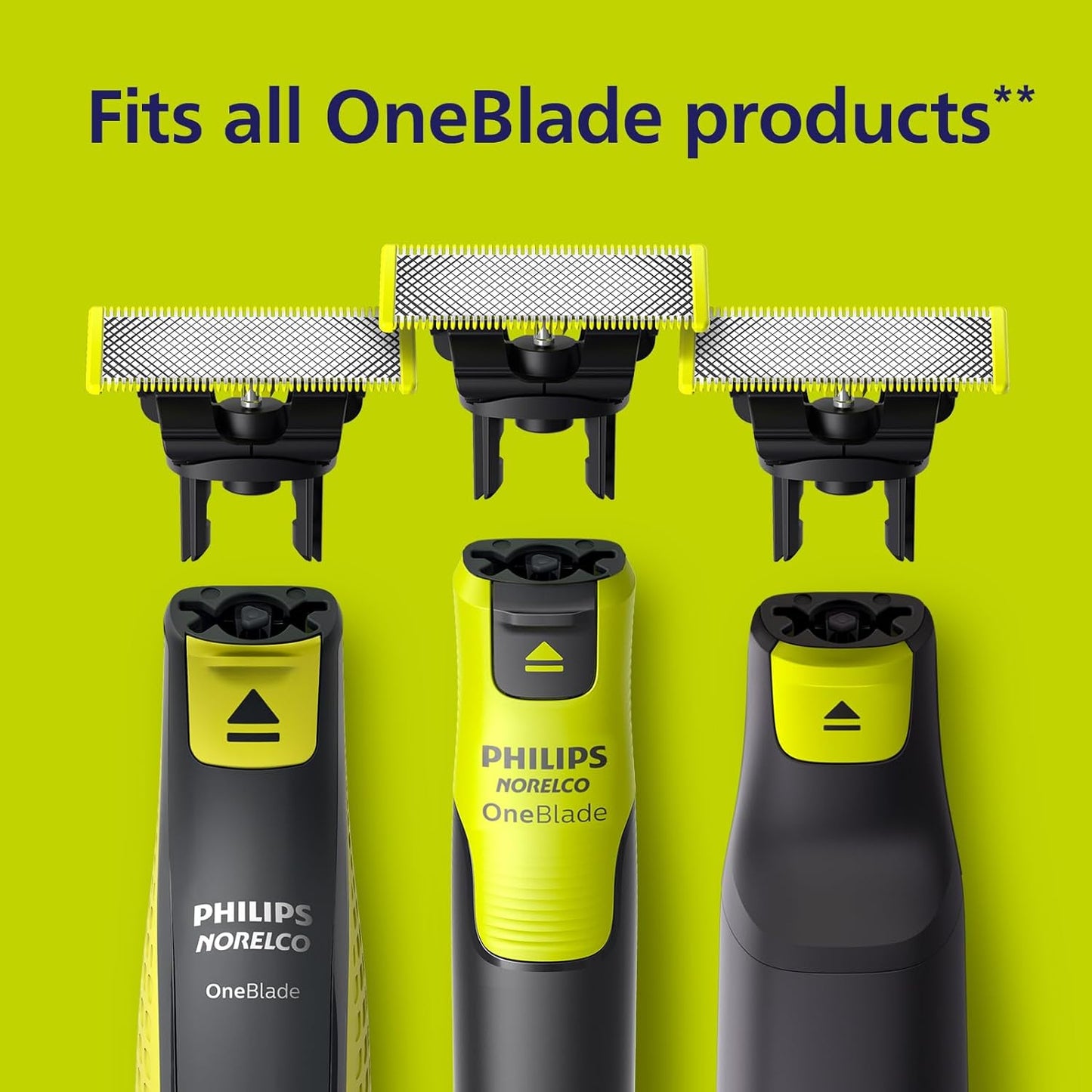 Philips Norelco Oneblade Replacement Blades, 3 Count, Qp230/80