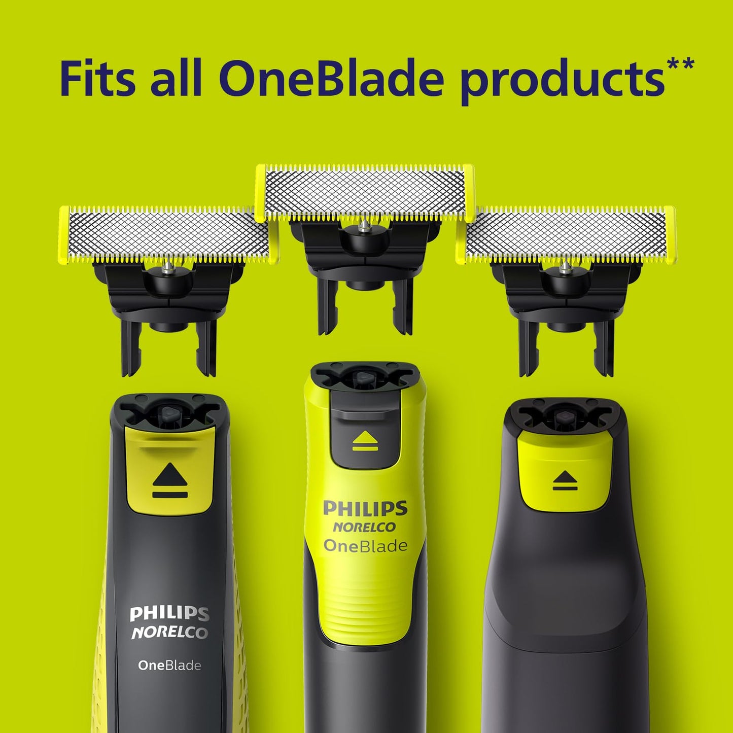 Philips Norelco Oneblade Replacement Blades, 3 Count, Qp230/80