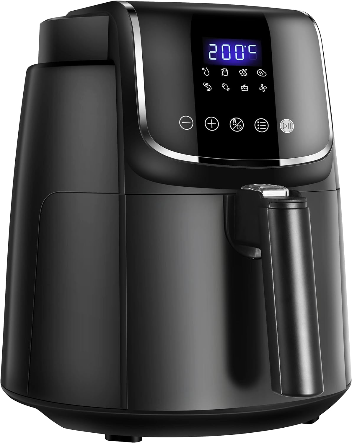 Midea 7.3L Extra Large Digital Air Fryer 1500W with Large See-Through Window, Dual Frying Functions, 8 Functions with Digital Panel, Dual Cyclone Rapid Hot Technology, Largest Oil Less Fryer, MFCY75A2