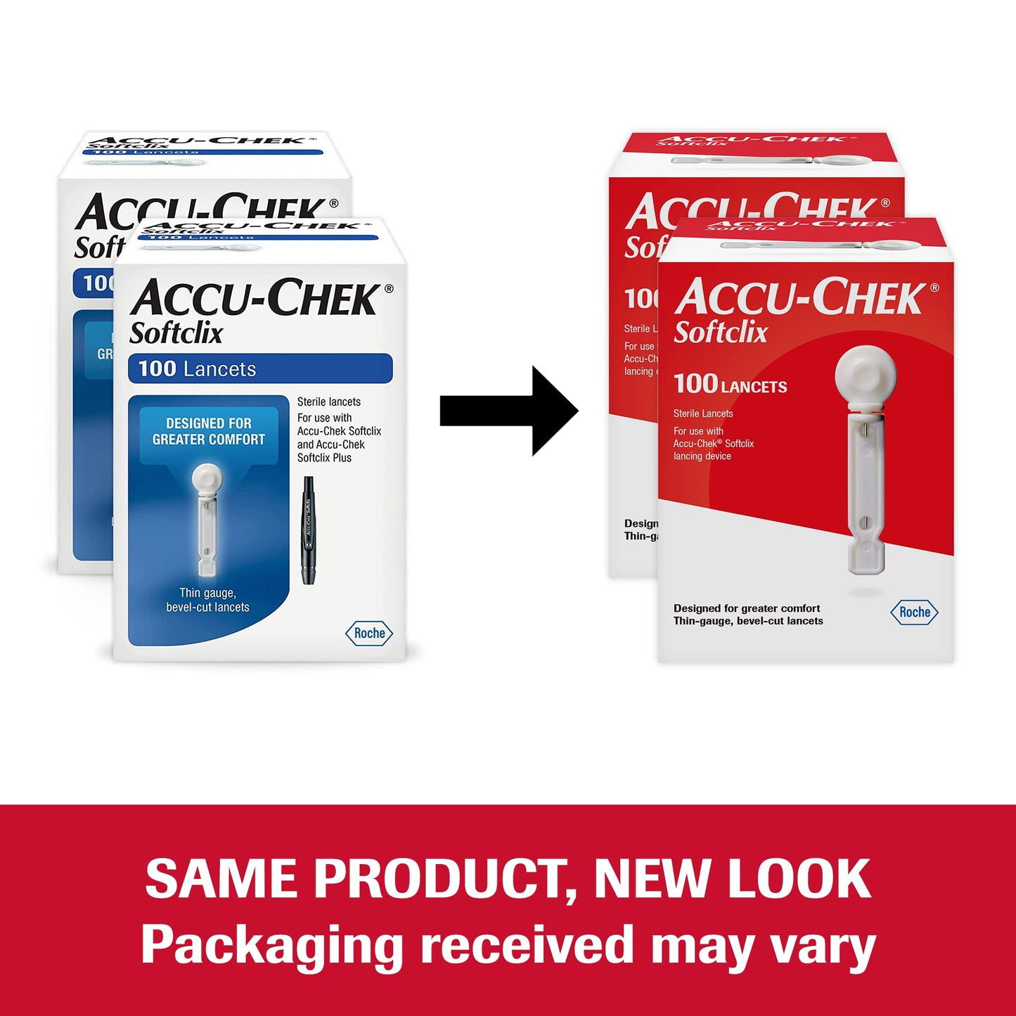 Accu-Chek Softclix Diabetes Lancing Device with 10 Softclix Lancets for Diabetic Blood Glucose Testing (Packaging May Vary)