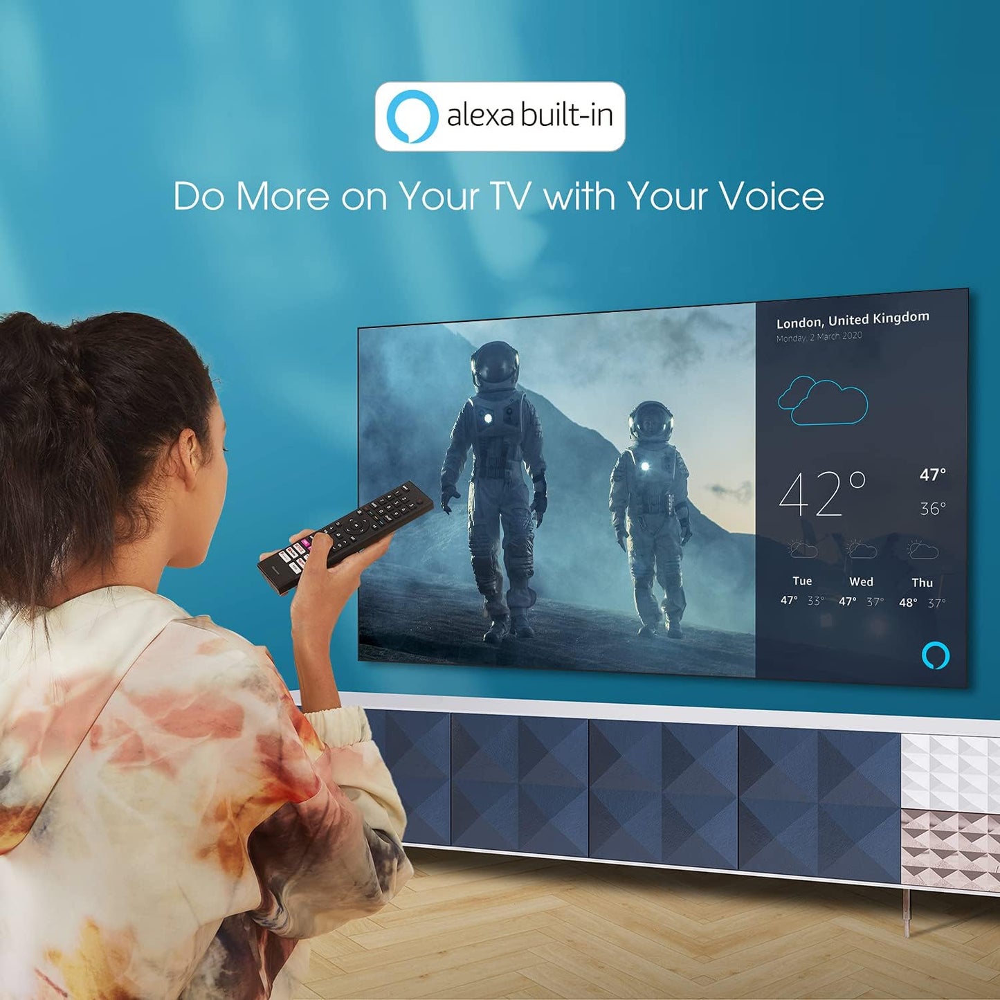 Hisense 43 Inch TV 4K UHD Smart TV, With Dolby Vision HDR, DTS Virtual X, YouTube, Netflix, Freeview Play & Alexa Built-in, Bluetooth & WiFi Black Model 43A6GTUK -1 Year Full Warranty.