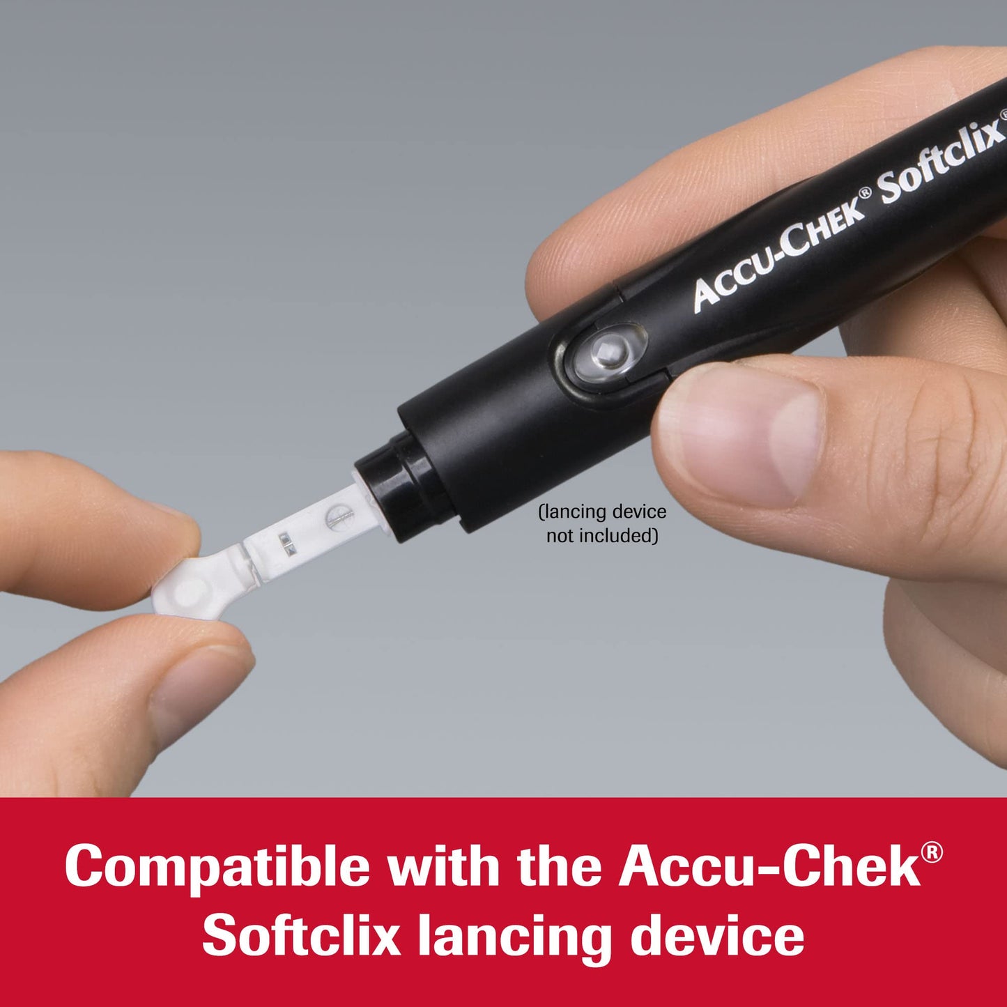 Accu-Chek Softclix Diabetes Lancing Device with 10 Softclix Lancets for Diabetic Blood Glucose Testing (Packaging May Vary)