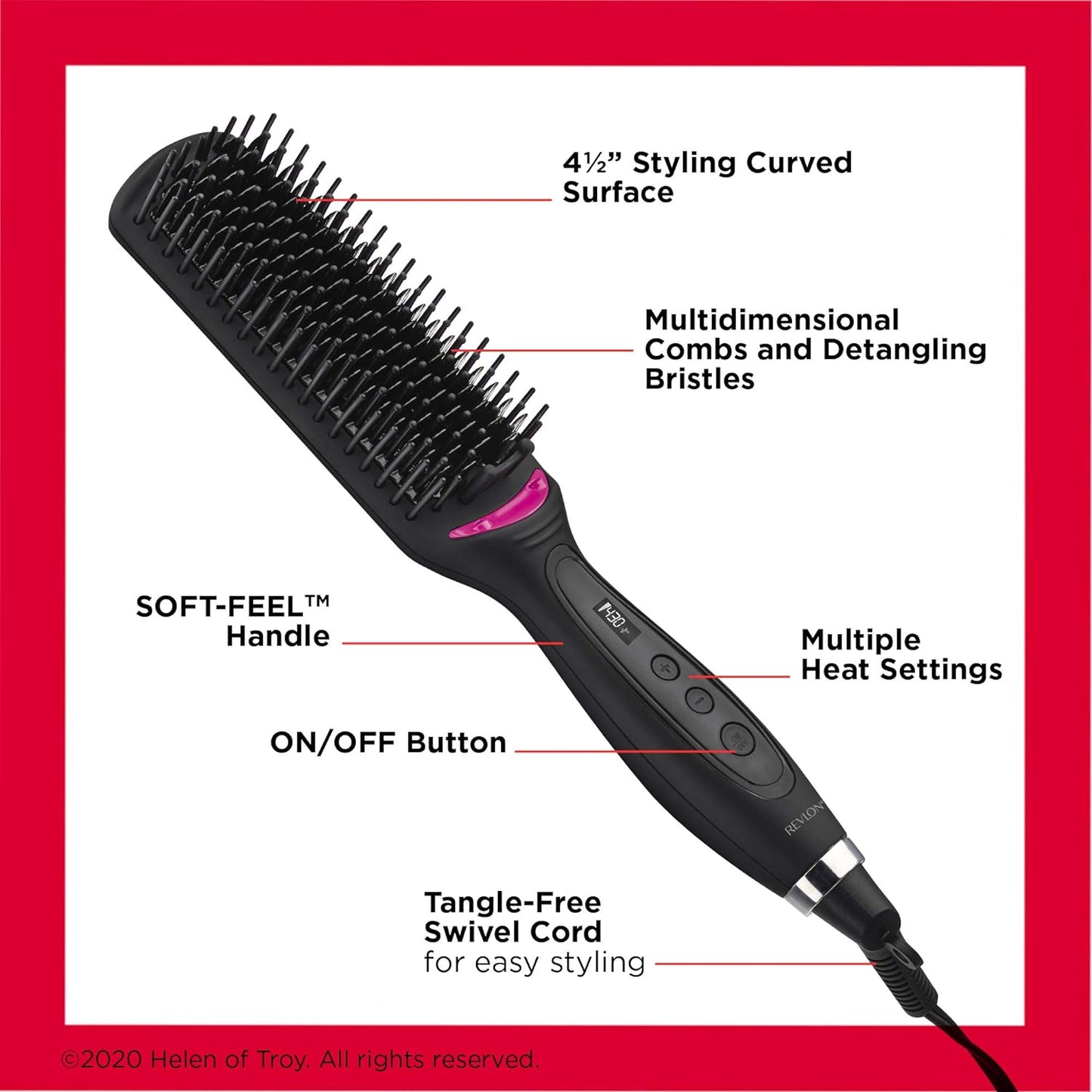 REVLON Salon One-Step Straight and Shine XL Hot Ionic Brush