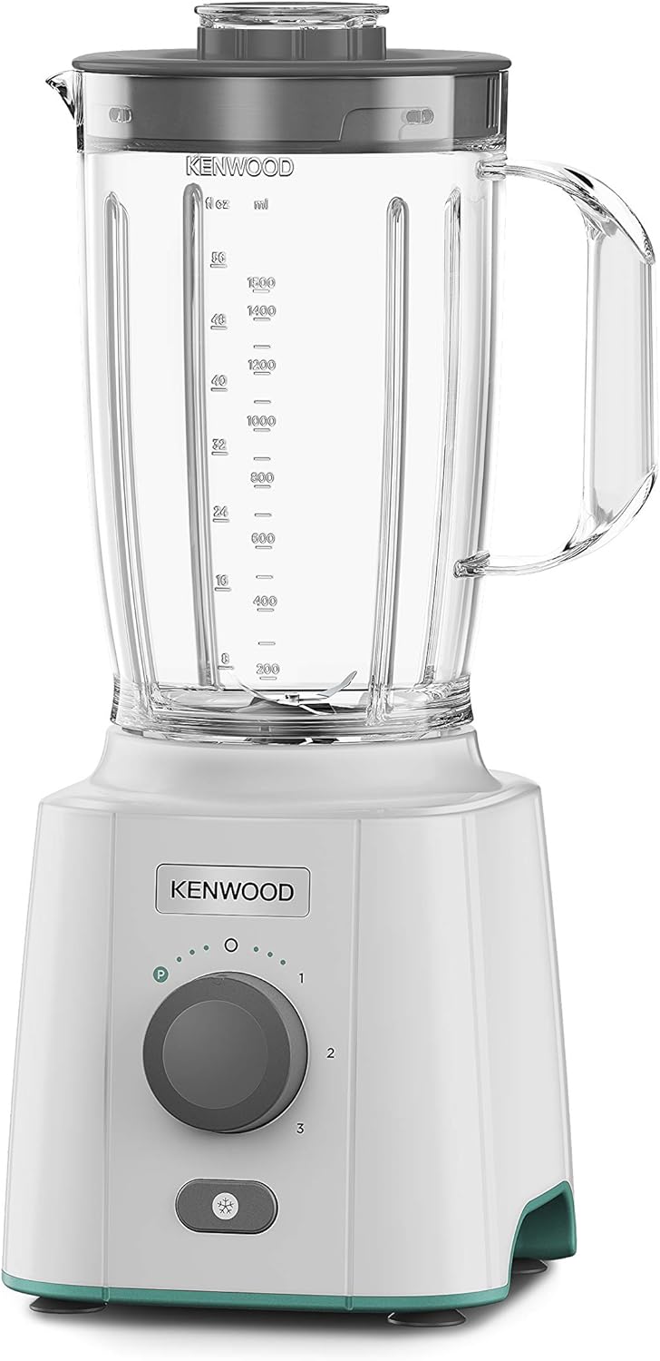 Kenwood Blender 2.0 L Jar 650 Watts With 2 Mill And 1 Extra Jar, White, Blp406Wh