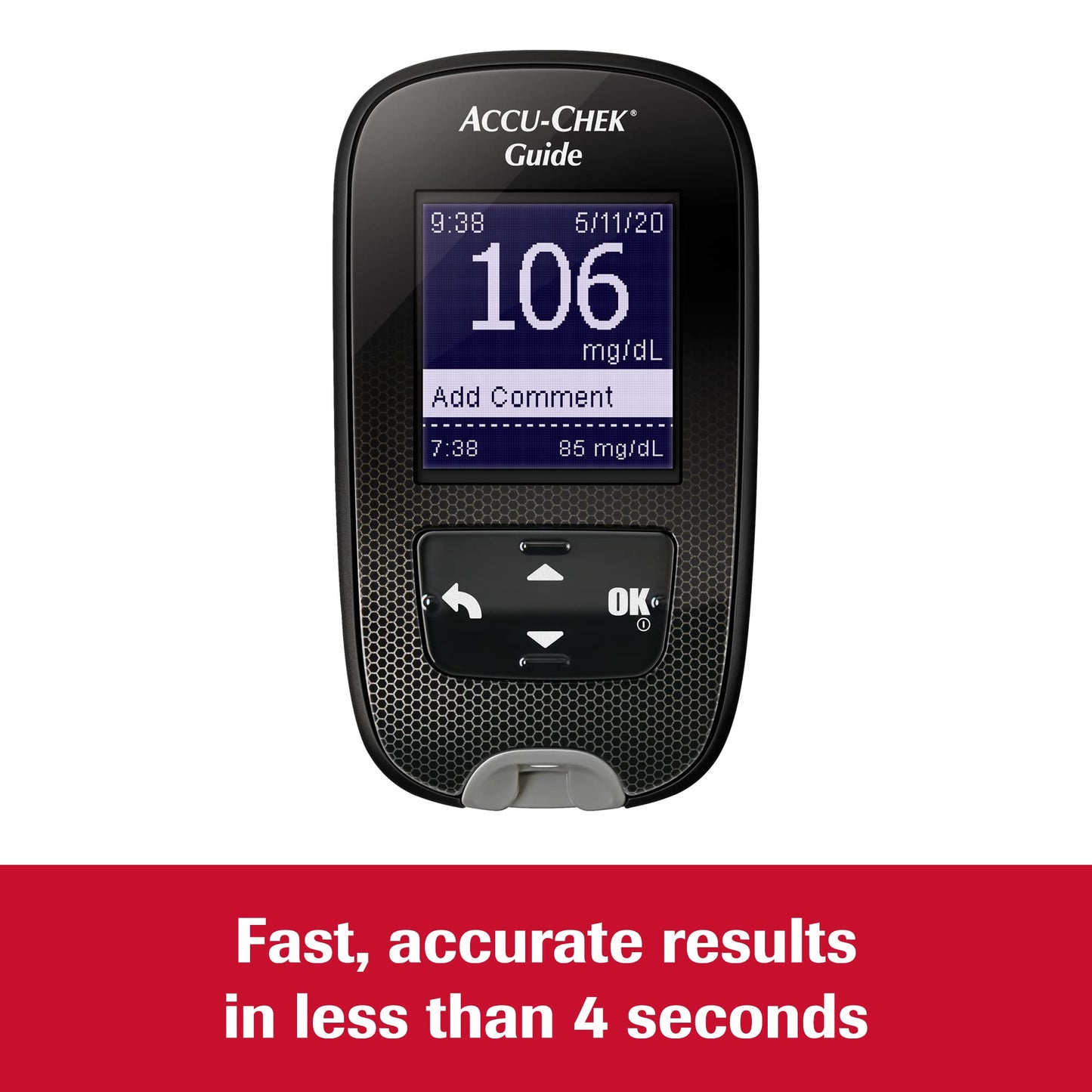 Accu-Chek Guide Diabetes Meter for Diabetic Blood Glucose Monitoring (Meter Only)