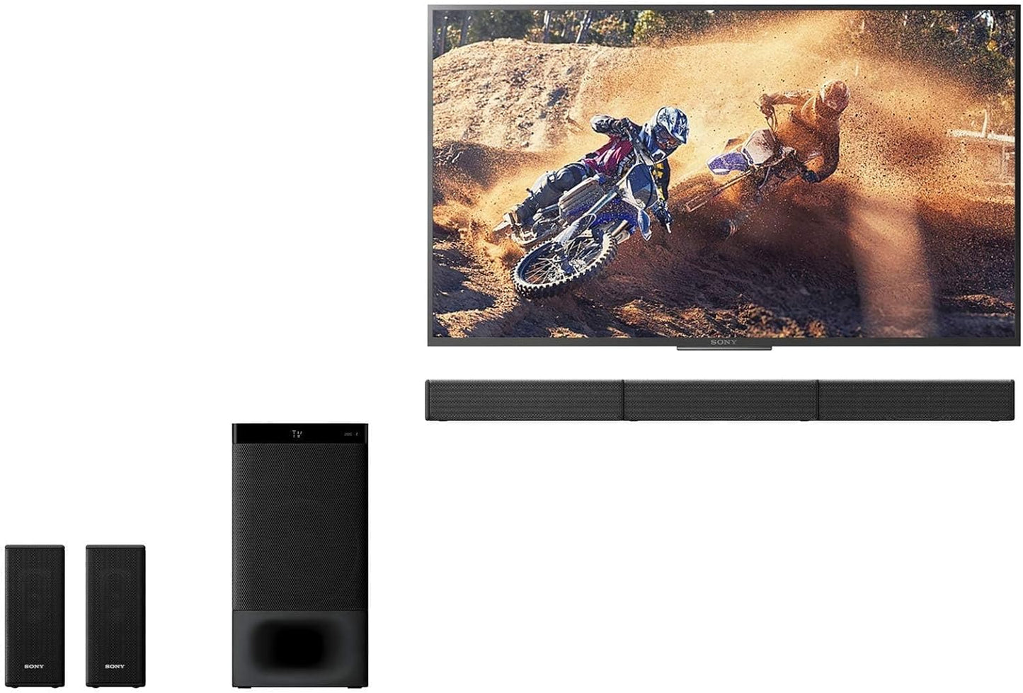 Sony HT-S500RF 1000W High Power Real 5.1 Ch Soundbar Dolby Digital HDMI ARC Optical Input DTS Surround Sound