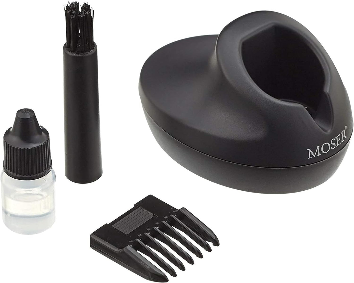 Moser 1591-0167,Chromini Pro Professional Cordless Trimmer, White, Small
