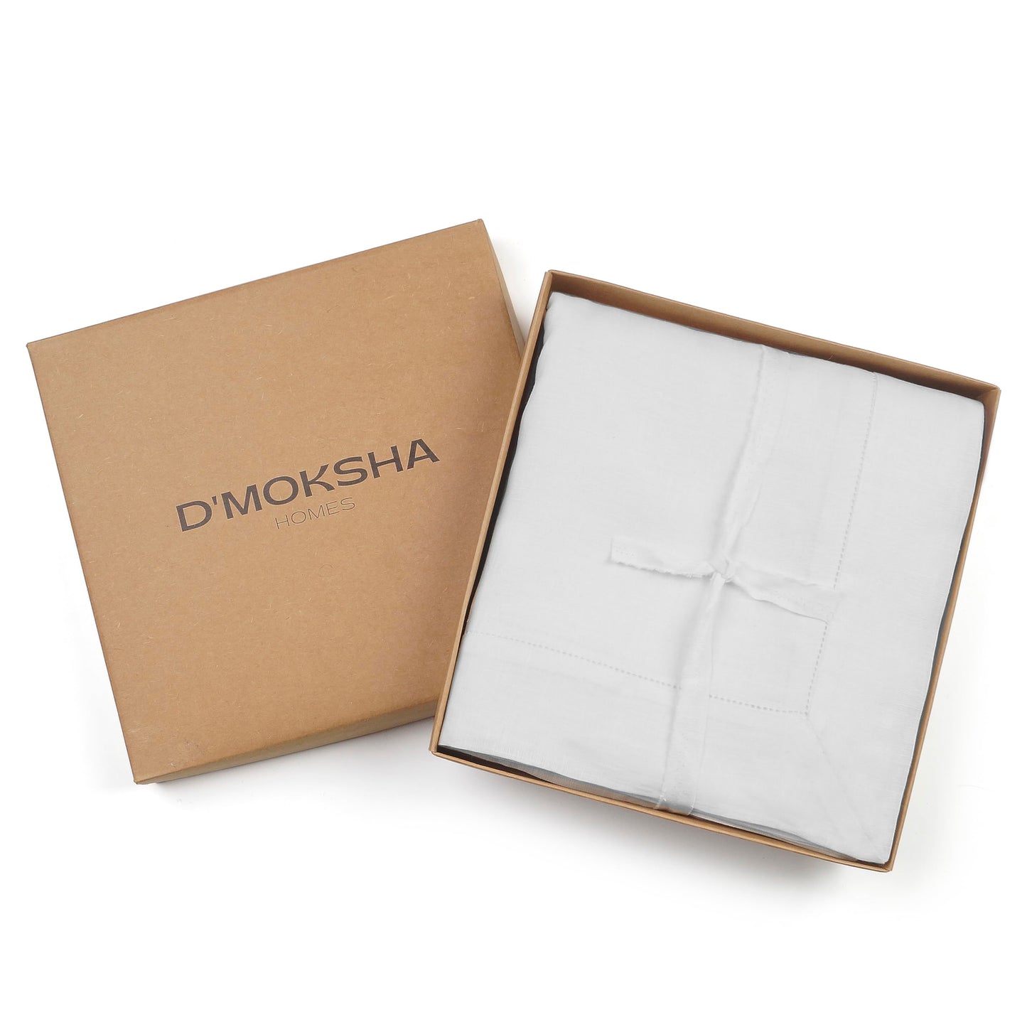 D'Moksha Homes Black Linen Curtain 52 x 108 Inch - Light Filtering Rod Pocket Curtain 108 Inches Long 1 Panel - 100% Pure Linen European Flax Window Treatment Panel for Living Room, Bedroom