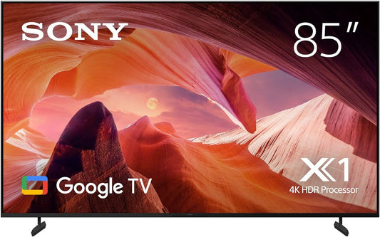 Sony BRAVIA 85 Inch TV 4K UHD LED Smart Google TV - KD-85X80L (2023 Model) - UAE Version |1 Year Manufacturer Warranty
