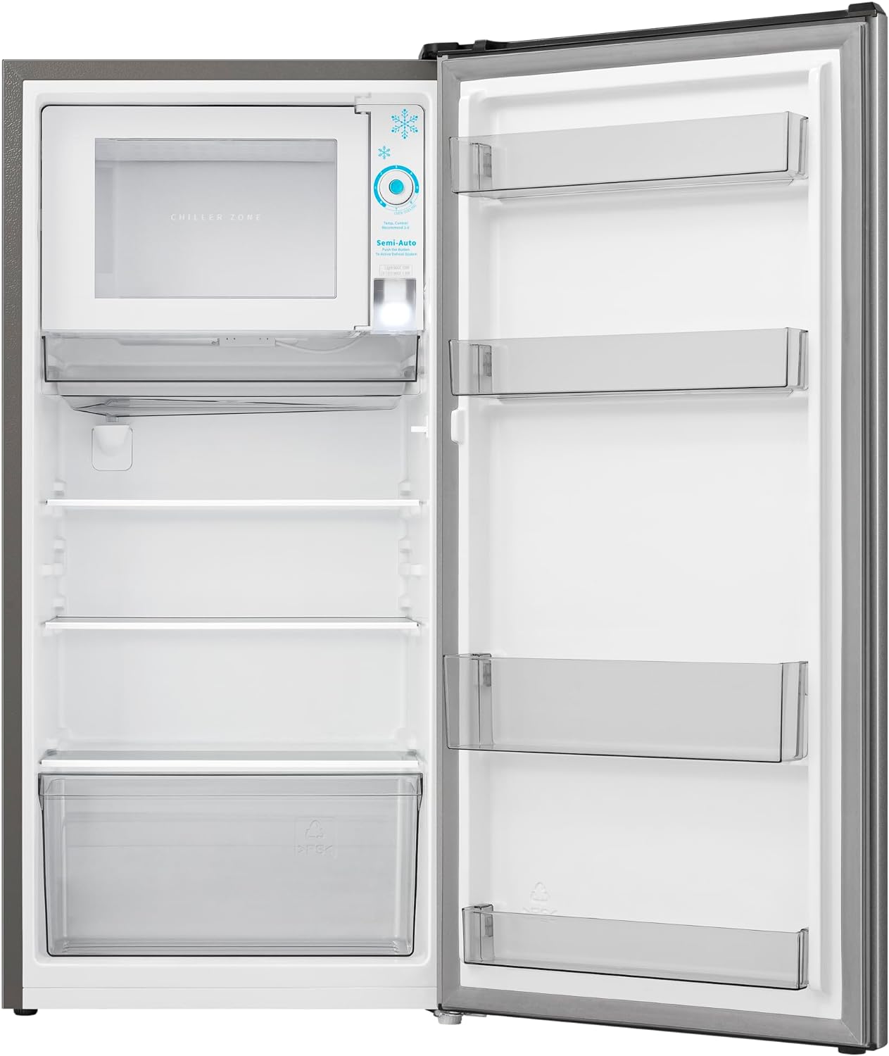 HIsense 198 Liter Single Door Refrigerator Silver Model RR198NS "Min 1 year manufacturer warranty"