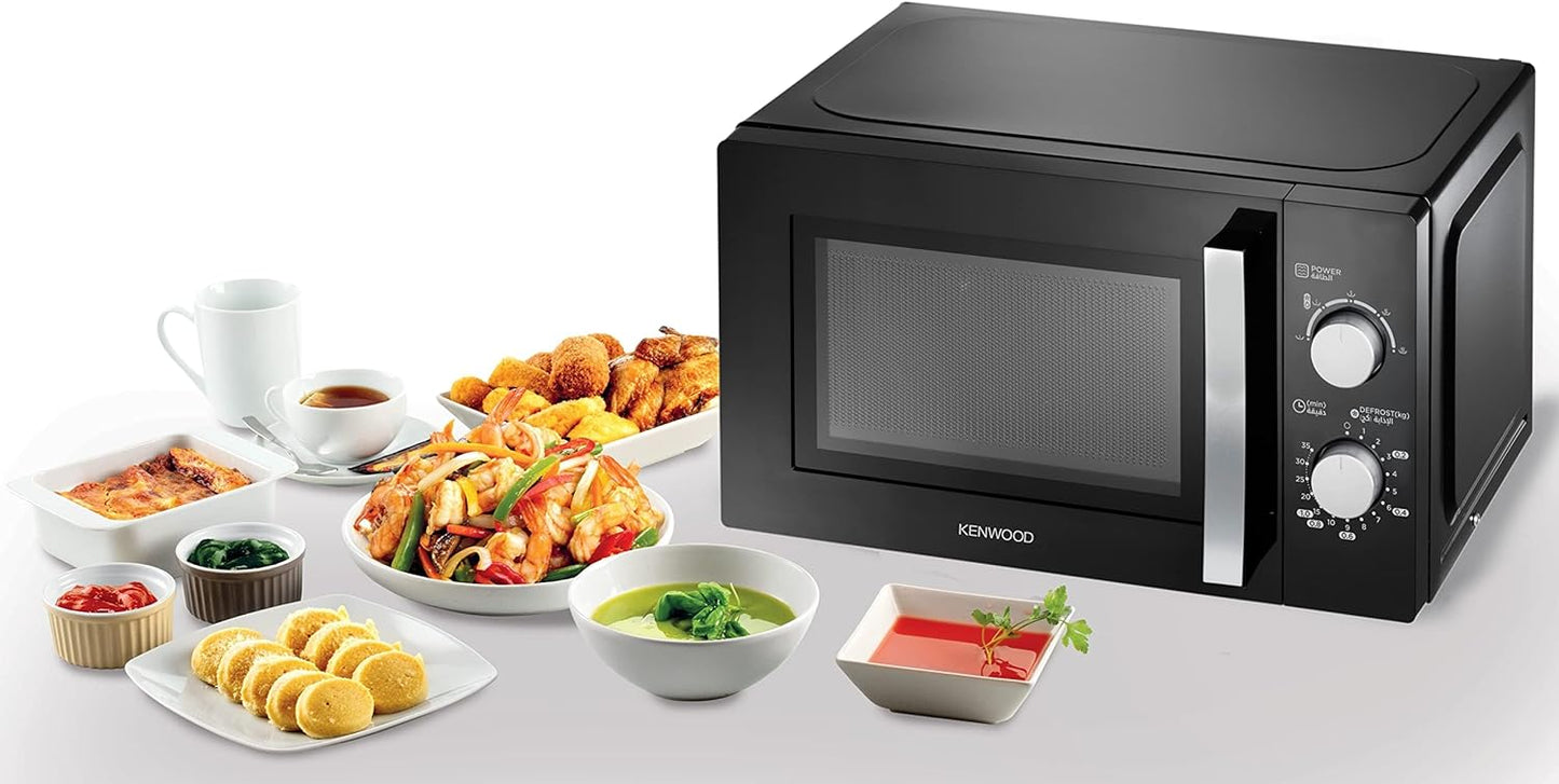 KENWOOD 20L Microwave Oven with 5 Power Levels, Defrost Function, 35 Minutes Timer 700W MWM20.000WH White