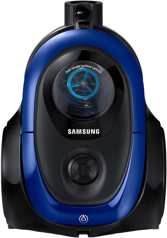 Samsung Vacuum Bagless Cleaner with Anti-Tangle Turbine SC18M2120SB - Blue