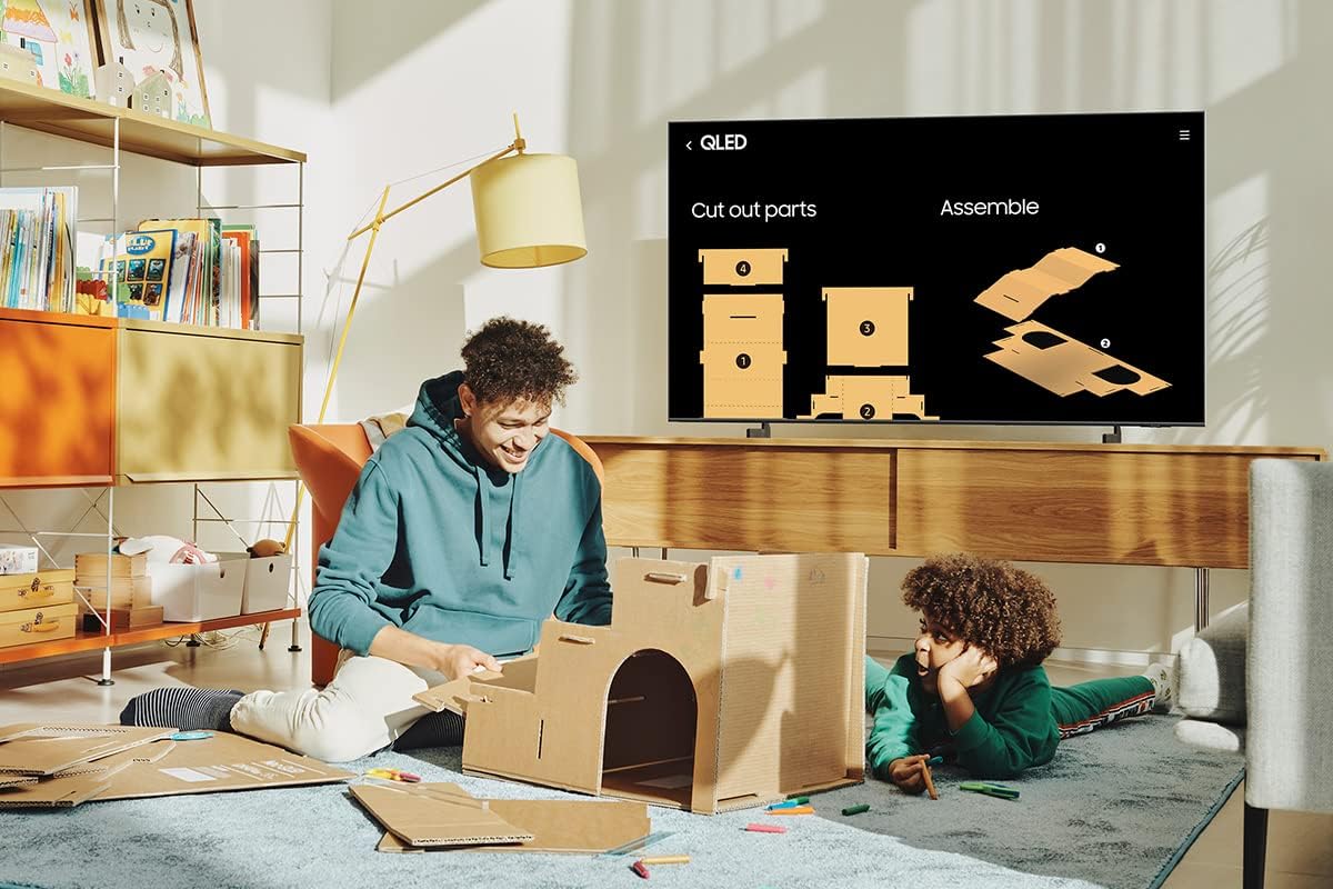 Samsung 85 Inch TV QLED 4K Quantum HDR LED Calibration - QA85Q60BAUXZN (2022 Model)