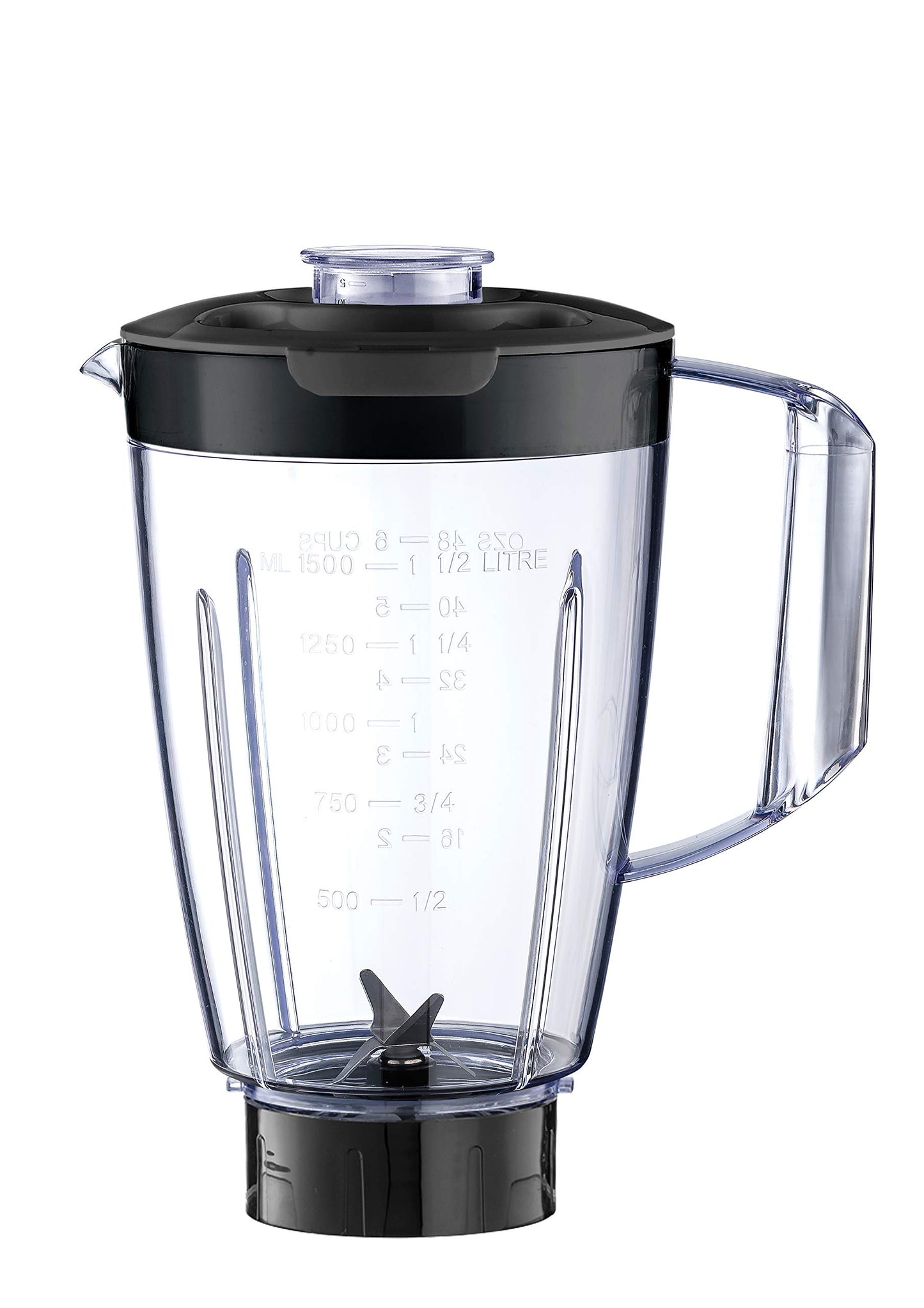 Black+Decker Blender With Grinder Mill Plus Extra Blender Jar Bx430J-B5 - Black, 400 W