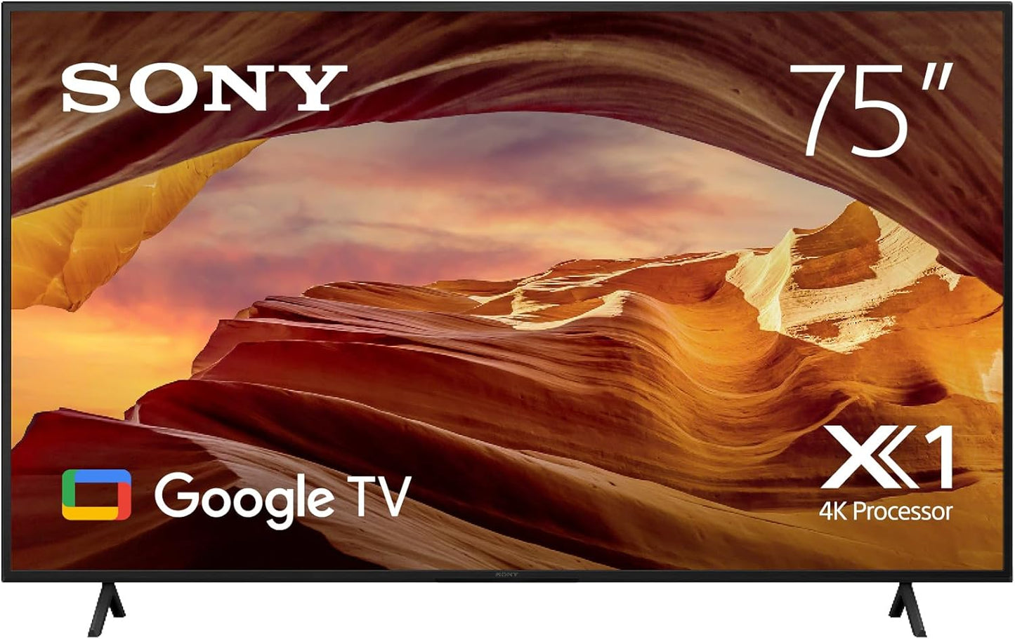 Sony Bravia 75 Inch LED TV 4K UHD HDR Smart Google TV and Exclusive Features for the Playstation 5 - KD-75X77L (2023 Model) - UAE Version
