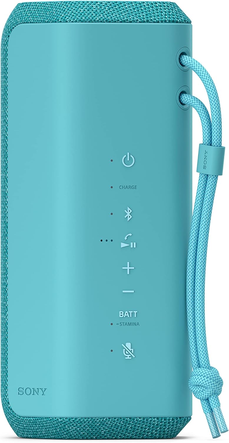 Sony SRS XE200 X Series Wireless Ultra Portable Bluetooth Speaker, IP67 Waterproof, Dustproof and Shockproof with 16 Hour Battery and Easy to Carry Strap, Black, SRSXE200/B,