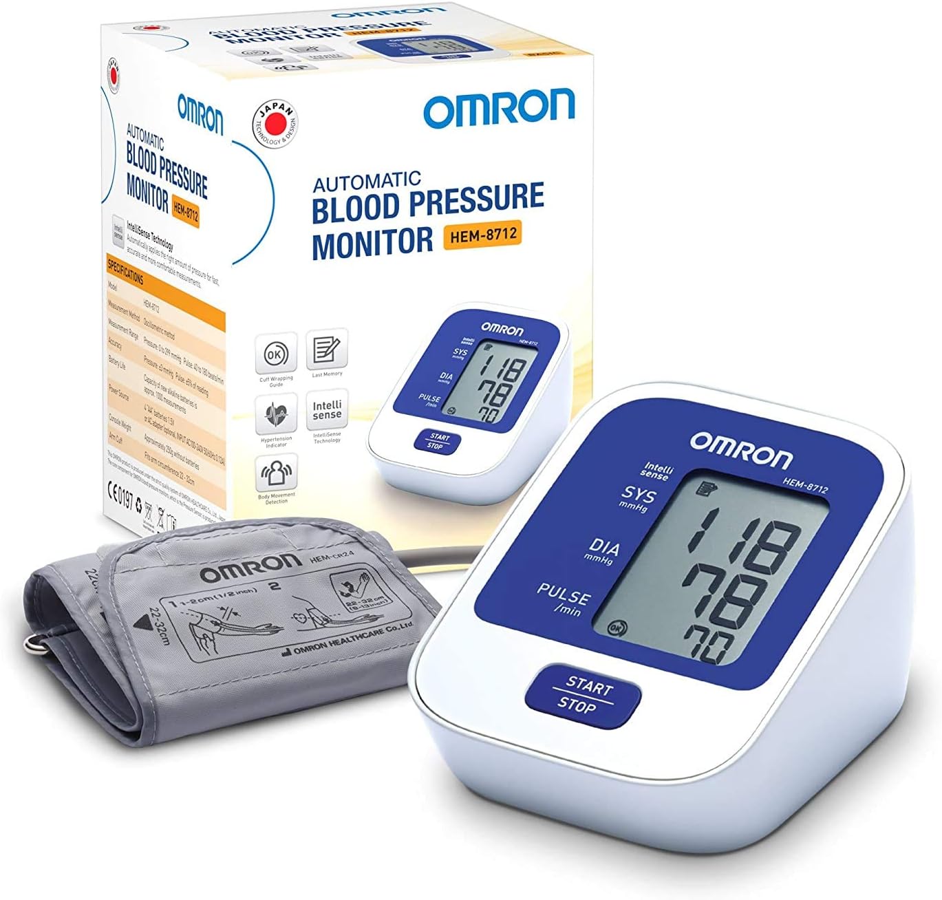 Omron HEM 8712 Blood Pressure Monitor