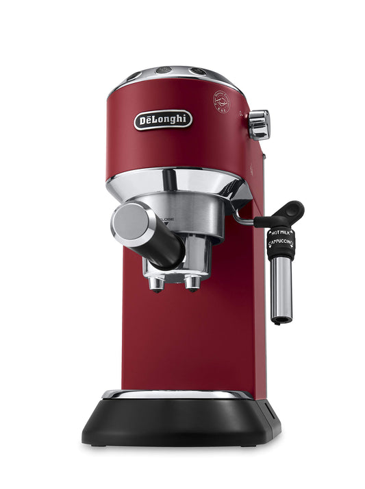 De'Longhi Dedica Style Pump Espresso Machine, Red - EC685.R - International Version
