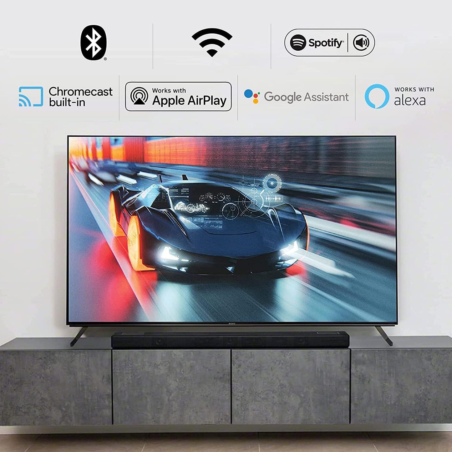 Sony HT-A3000 3.1ch Dolby Atmos Soundbar Surround Sound Home Theater with DTS:X Works with Google Assistant