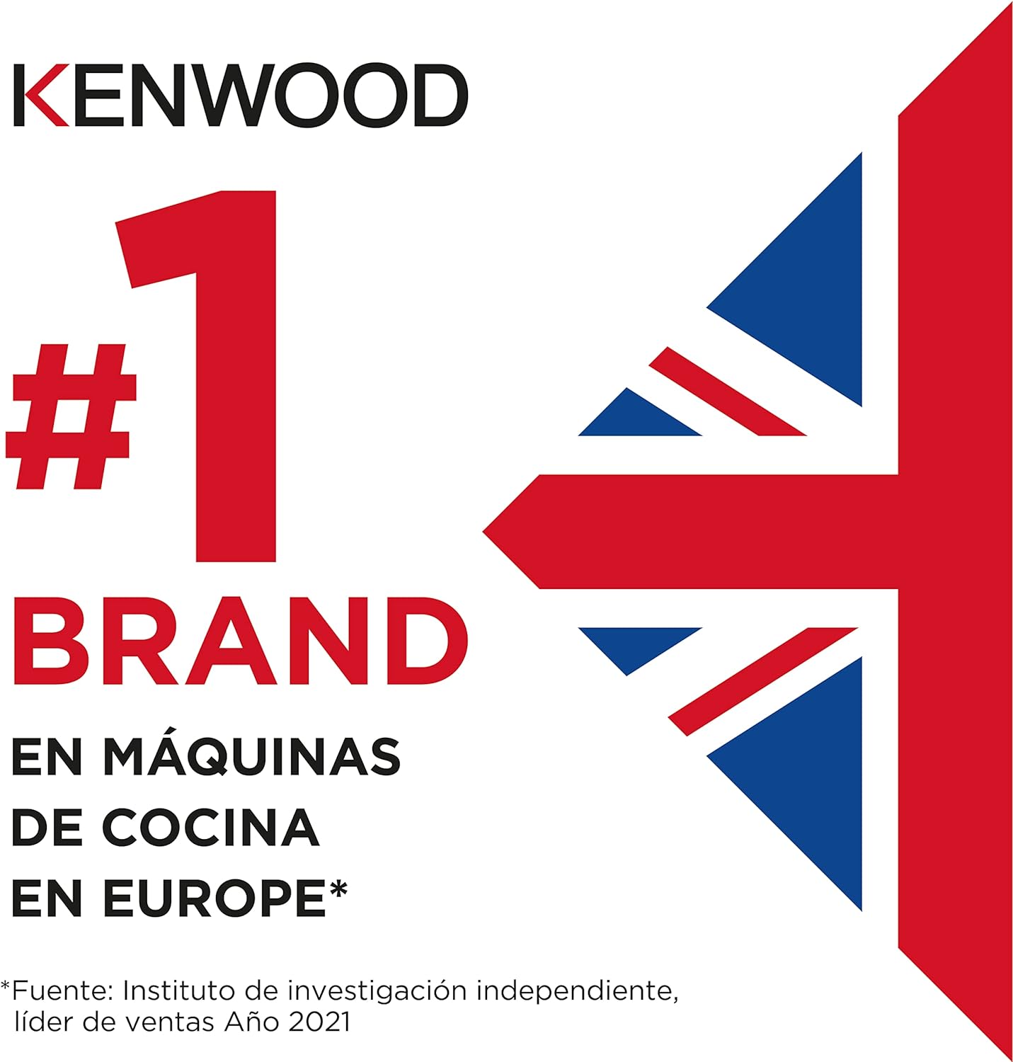 Kenwood Food Processor 1000W Multi-Functional With 3 Stainless Steel Disks, Glass Blender, Chopper Bowl, Grinder Mill, Juicer Extractror, Dual Metal Whisk, Dough Maker, Citrus Juicer Fdm788Ba Silver