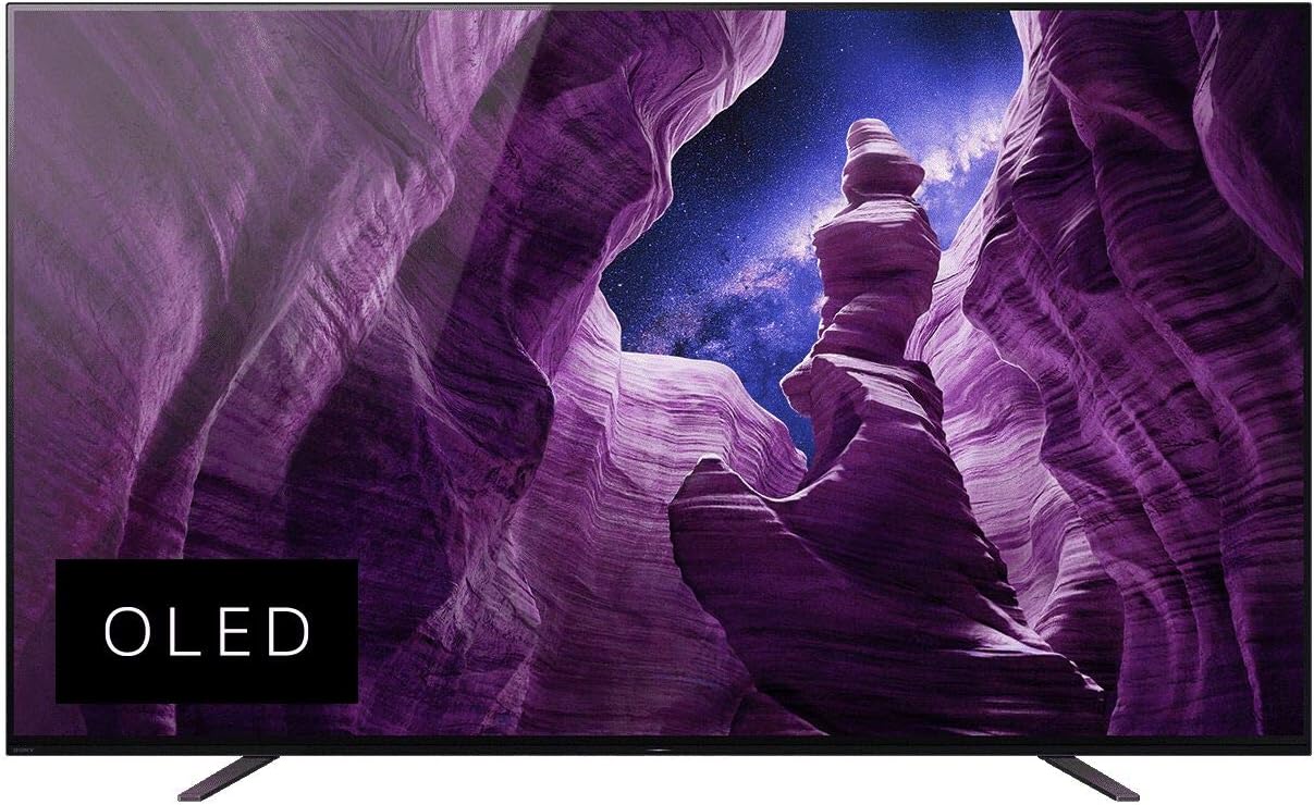 Sony BRAVIA 55 Inch TV Smart TV 4K UHD HDR 2020 OLED Android - KD-55A8H (2020 Model)