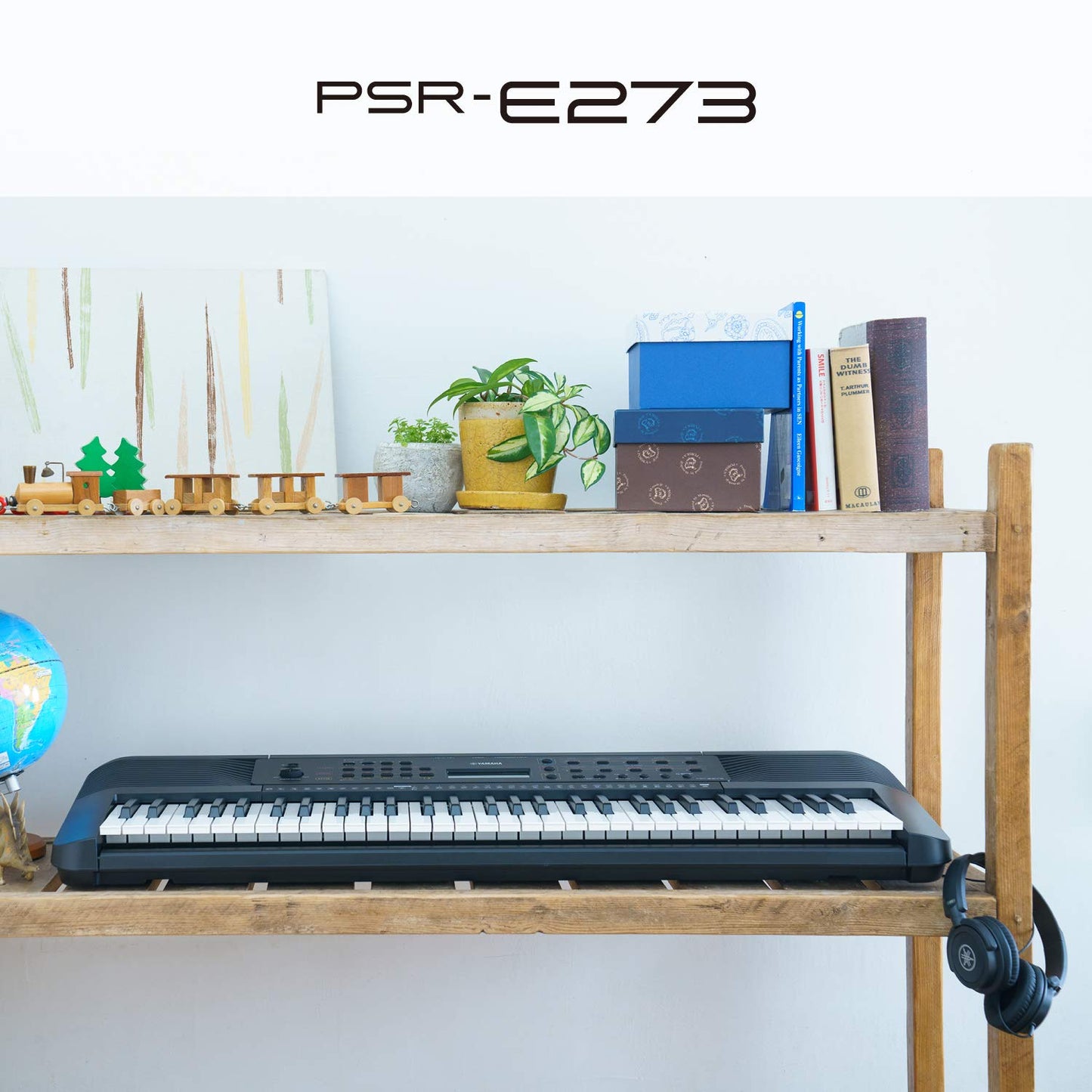 Yamaha Digital Keyboard - A Versatile, Entry-Level Keyboard with 61 Touch-Sensitive Keys, 622 Instrument Voices, Black,PSR-E373