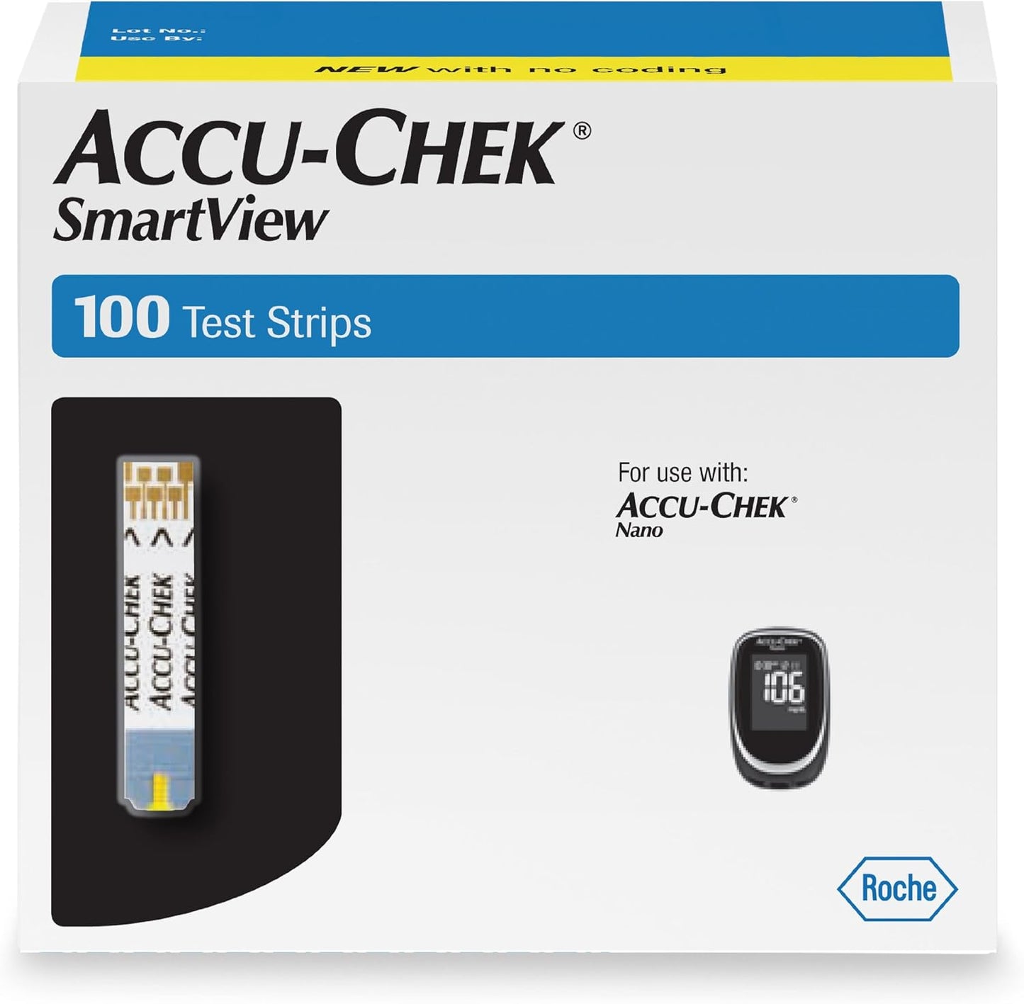 Accu-Chek Smart View Test Strips, 100 Count