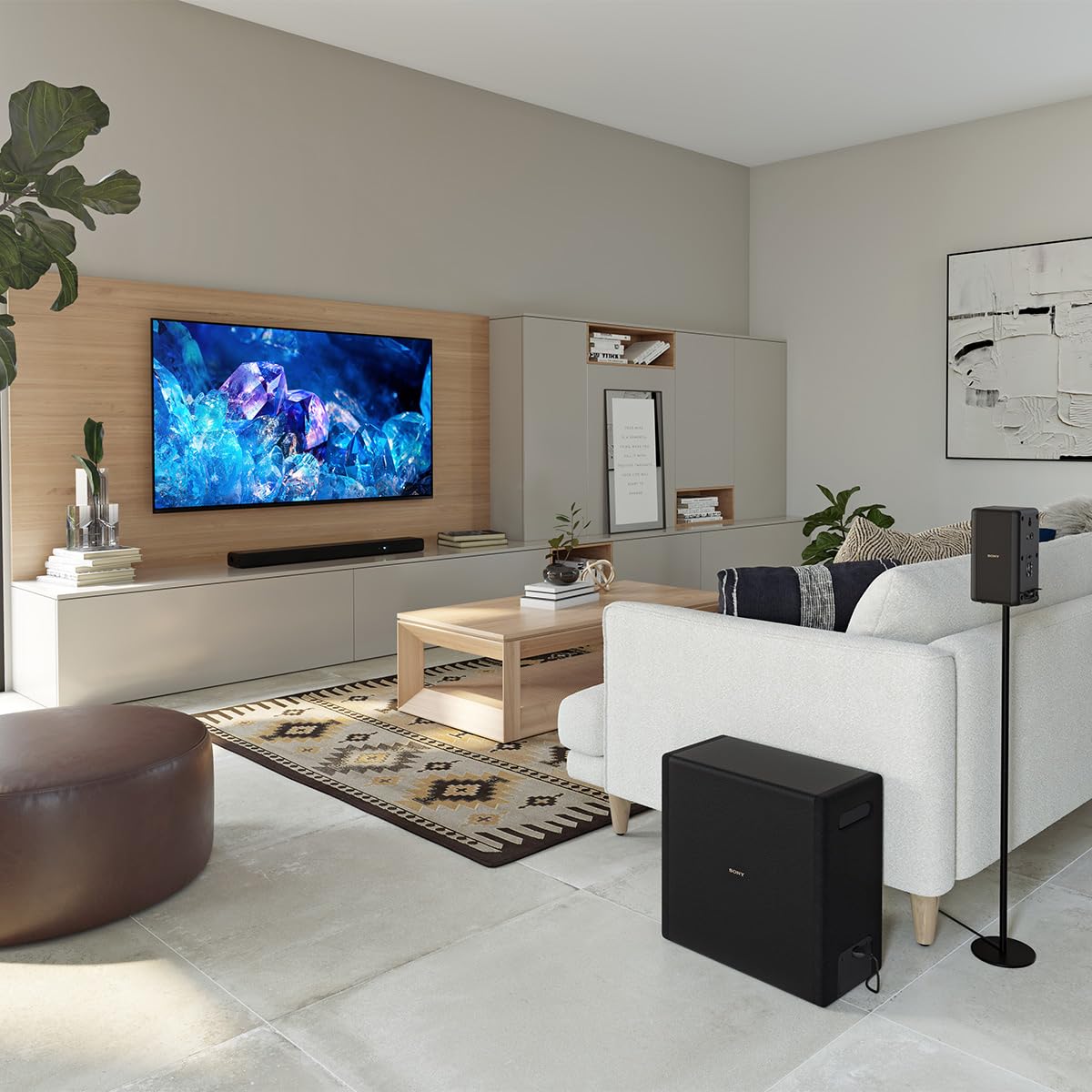 Sony HT-A3000 3.1ch Dolby Atmos Soundbar Surround Sound Home Theater with DTS:X Works with Google Assistant