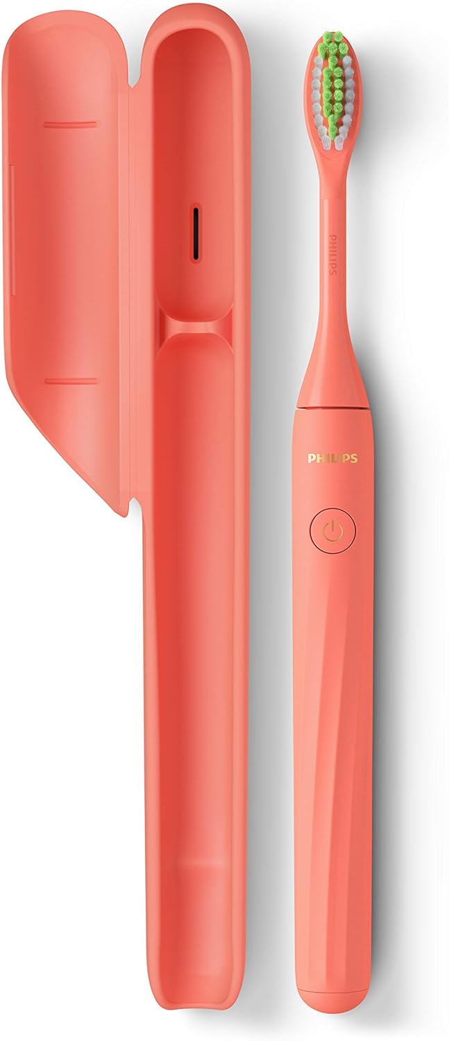 Philips One by Sonicare Battery Toothbrush, Mango Yellow, HY1100/02