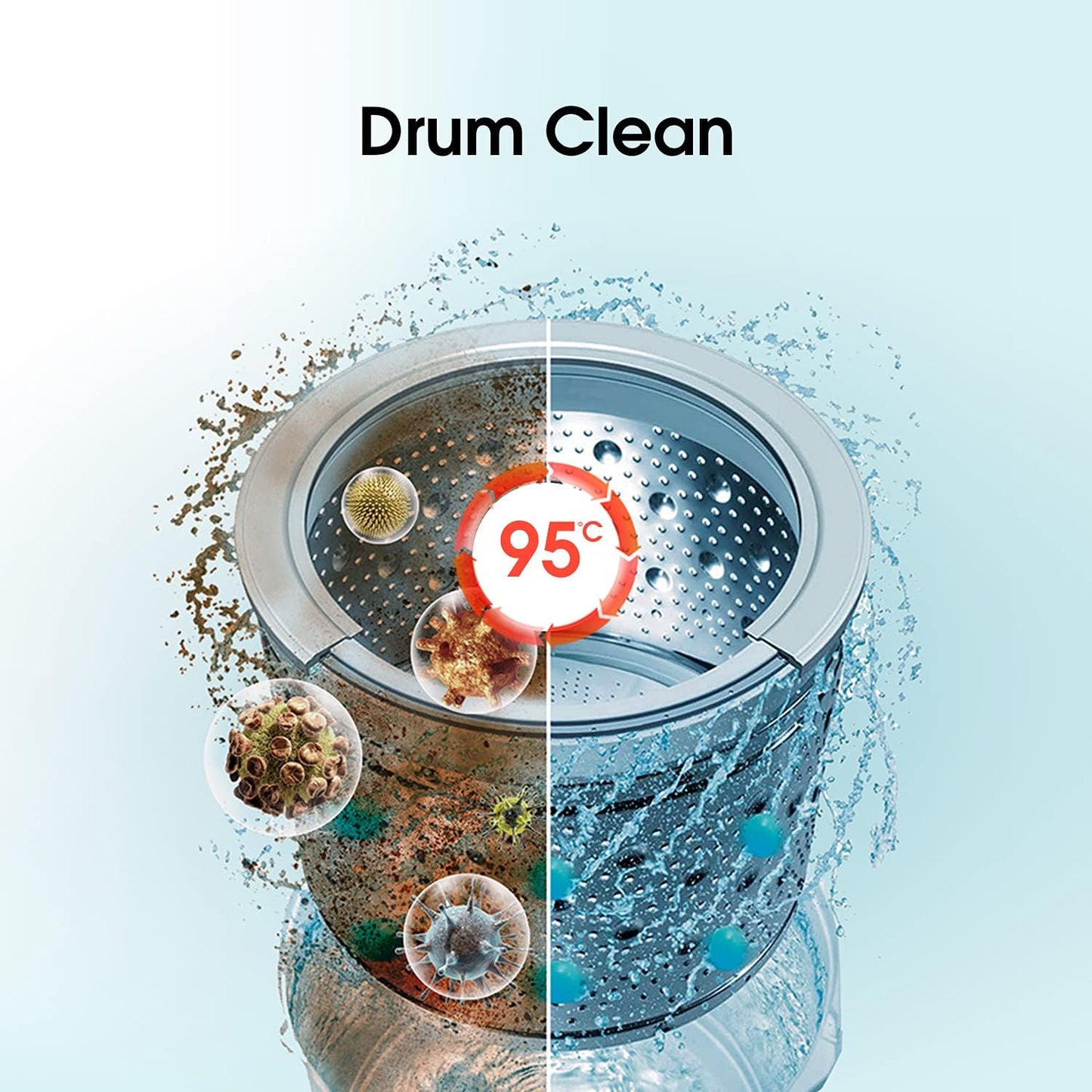Hisense 7Kg Front Loading Washing Machine 1200 Rpm Silver Model Wfpv7012Mt -1 Years Full Warranty.