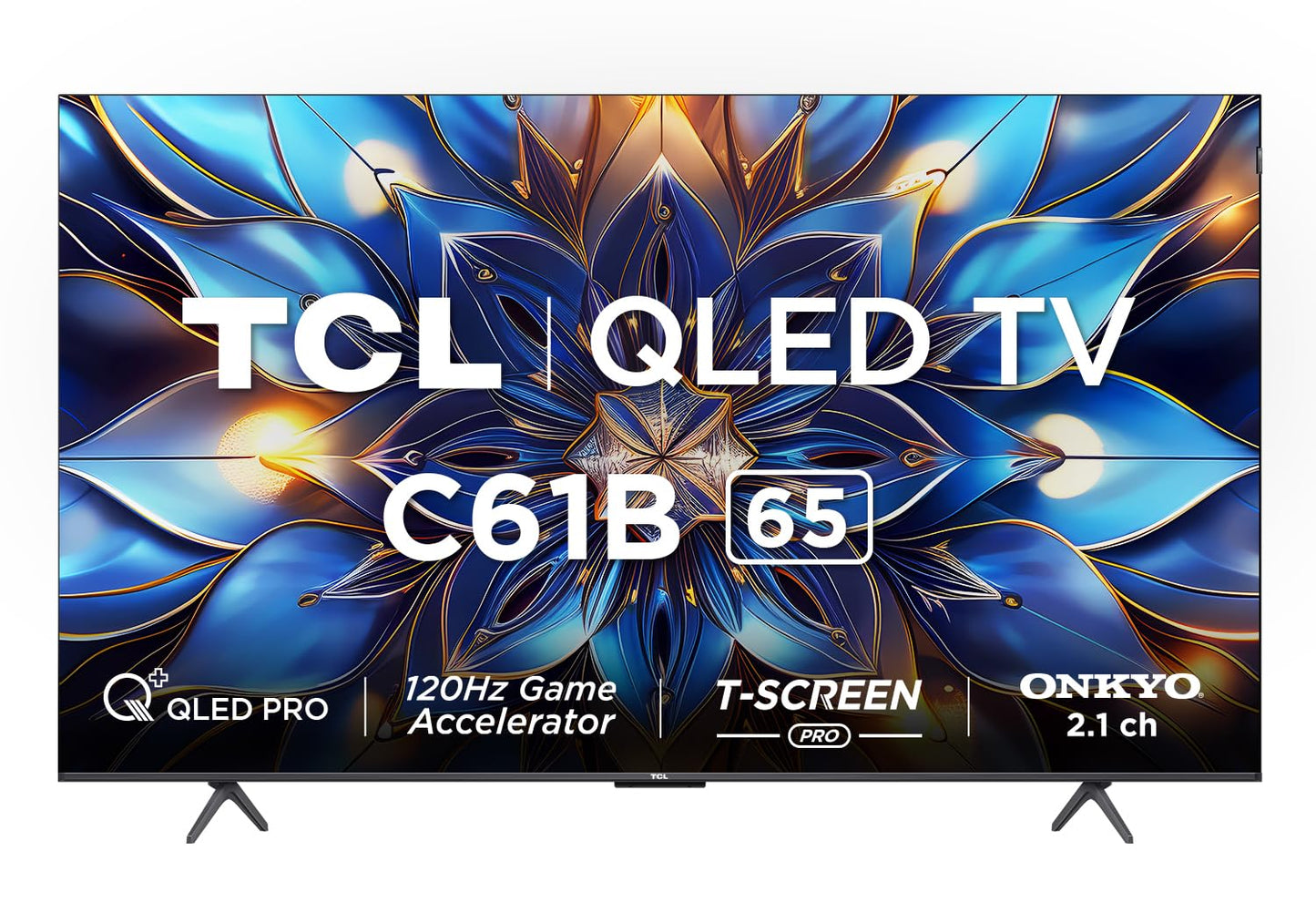 TCL 164 cm (65 inches) 4K Ultra HD Smart QLED Google TV 65C645 (Black)