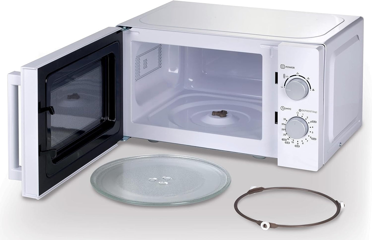 KENWOOD 20L Microwave Oven with 5 Power Levels, Defrost Function, 35 Minutes Timer 700W MWM20.000WH White