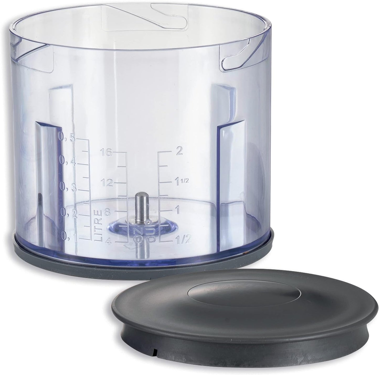 Kenwood Chopper 400W Electric Food Chopper With 500Ml Bowl, Dual Speed, Stainless Steel Quad Blade, Rubber Lid, Ice CrUSh Function Chp40.000Wh White