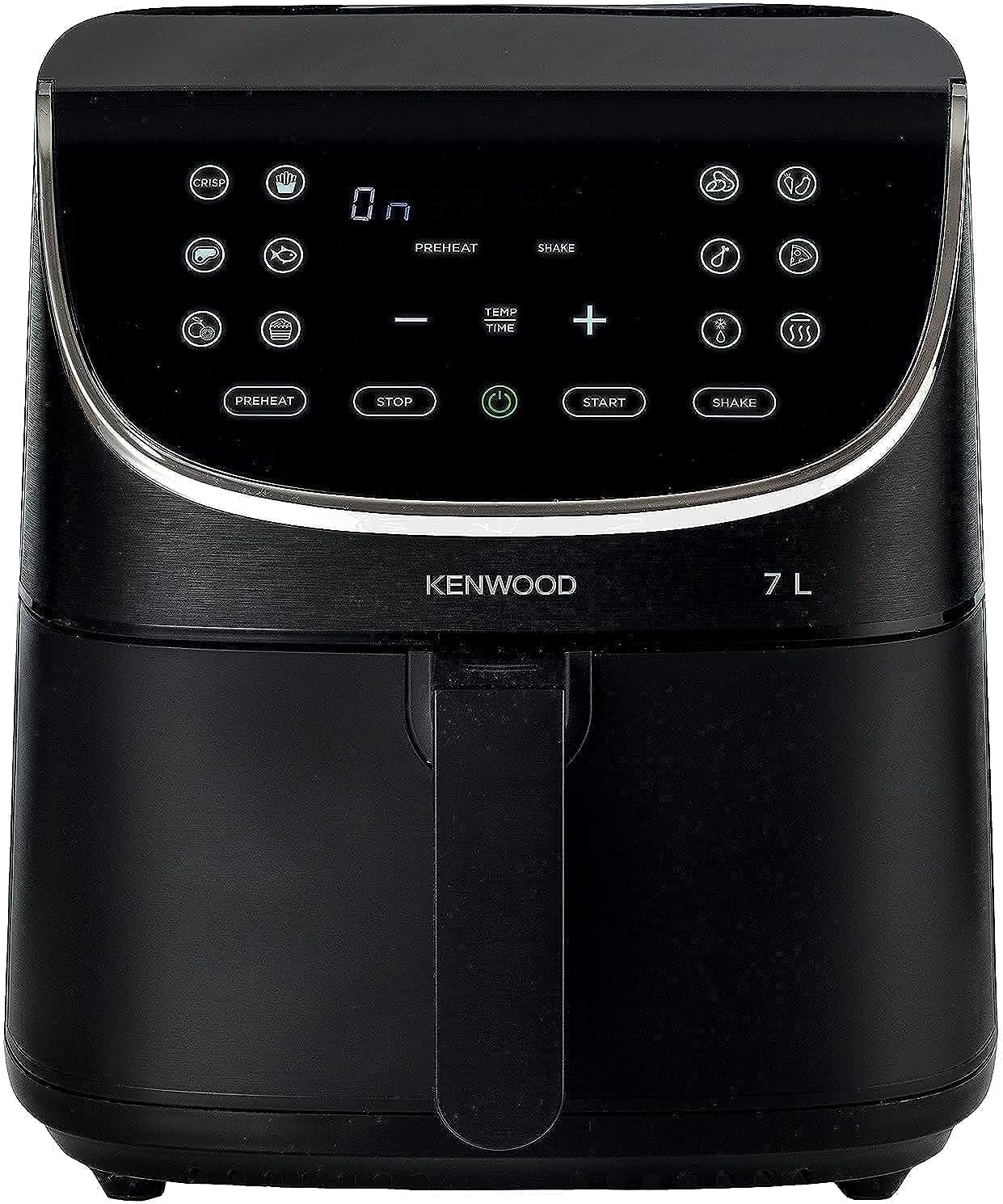 Kenwood Digital Air Fryer XXL 5.5L 2.4KG 1800W with Rapid Hot Air Circulation for Frying, Grilling, Broiling, Roasting, Baking and Toasting HFP50.000WH, White