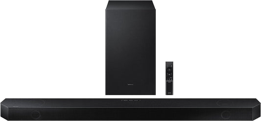 Samsung 3.1.2Ch Wireless Soundbar With Dolby Atmos/Dts:X 2 Up Firing Speakers In Built Subwoofer Bluetooth Connectivity - HW-Q700B