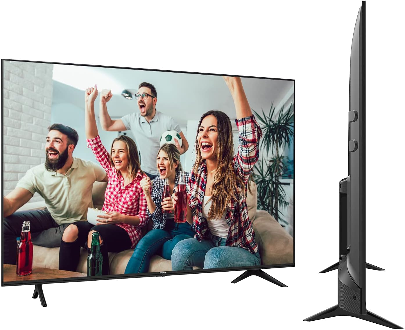 Hisense 58 Inch TV UHD Smart HDR 10/HLG Wifi (2.4GHZ) Bluetooth 5.0 DLNA HDCP Version H.265 decoder - 58A6GE (2021 Model)