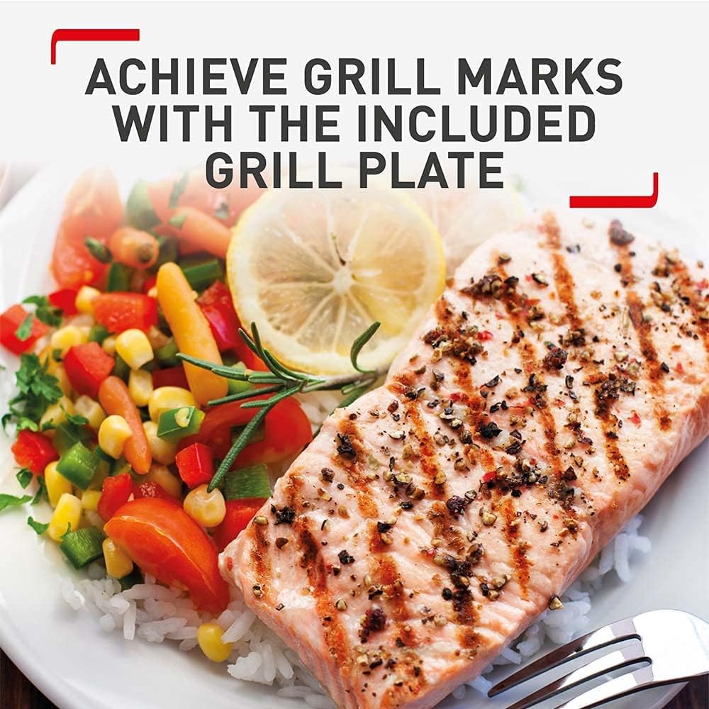 TEFAL Air Fryer | Easy Fry & Grill Digital 2-in-1 |4.2 L Capacity | 1550 W | Healthy Cooking | Air Fry + Grill | 8 Automatic Programs |Adjustable Temperature | Timer | 2 Years Warranty | EY505D27