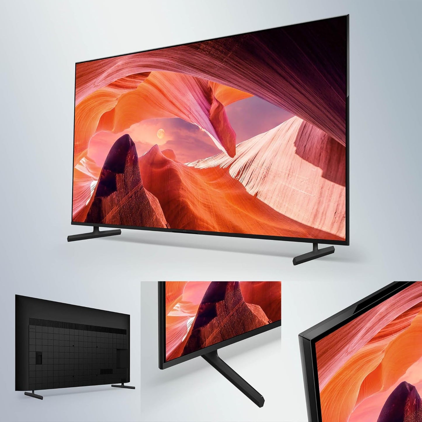 Sony BRAVIA 85 Inch TV 4K UHD LED Smart Google TV - KD-85X80L (2023 Model) - UAE Version |1 Year Manufacturer Warranty