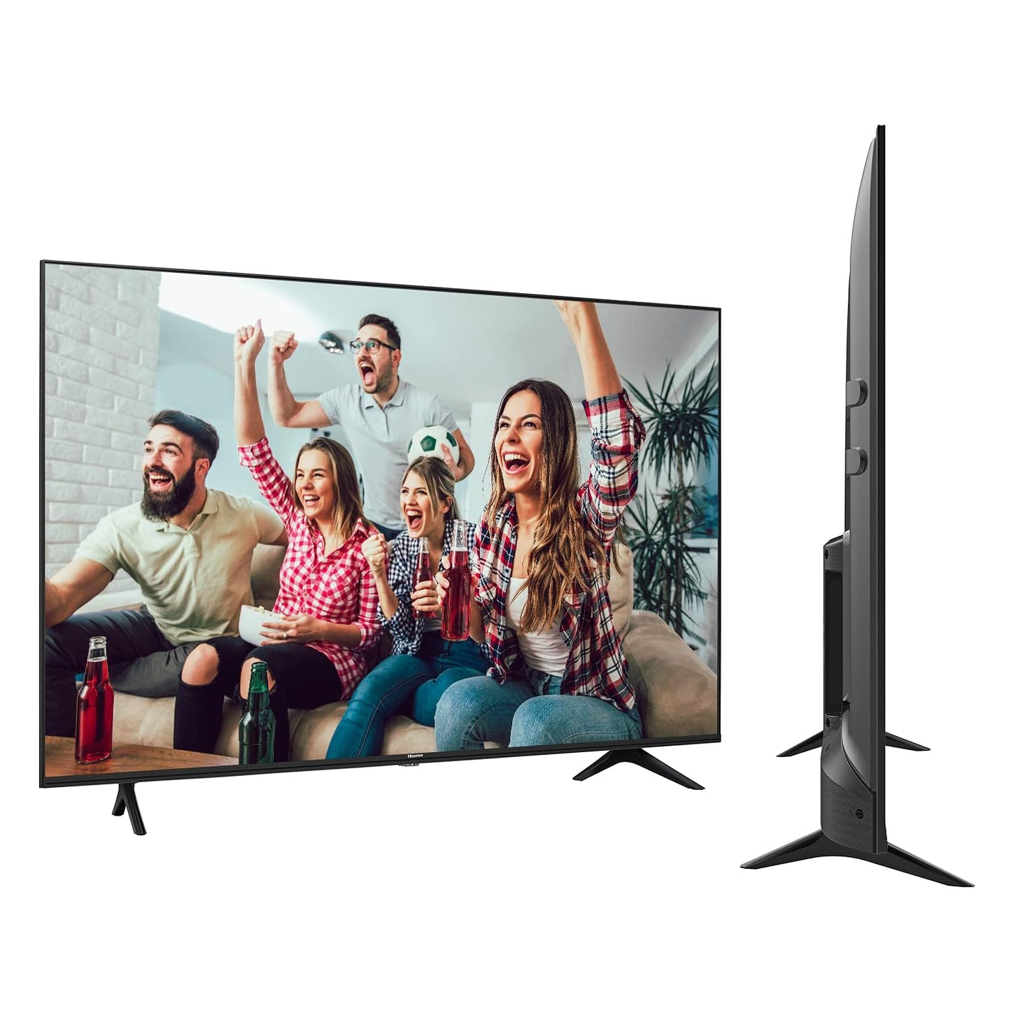 Hisense 58 Inch TV UHD Smart HDR 10/HLG Wifi (2.4GHZ) Bluetooth 5.0 DLNA HDCP Version H.265 decoder - 58A6GE (2021 Model)
