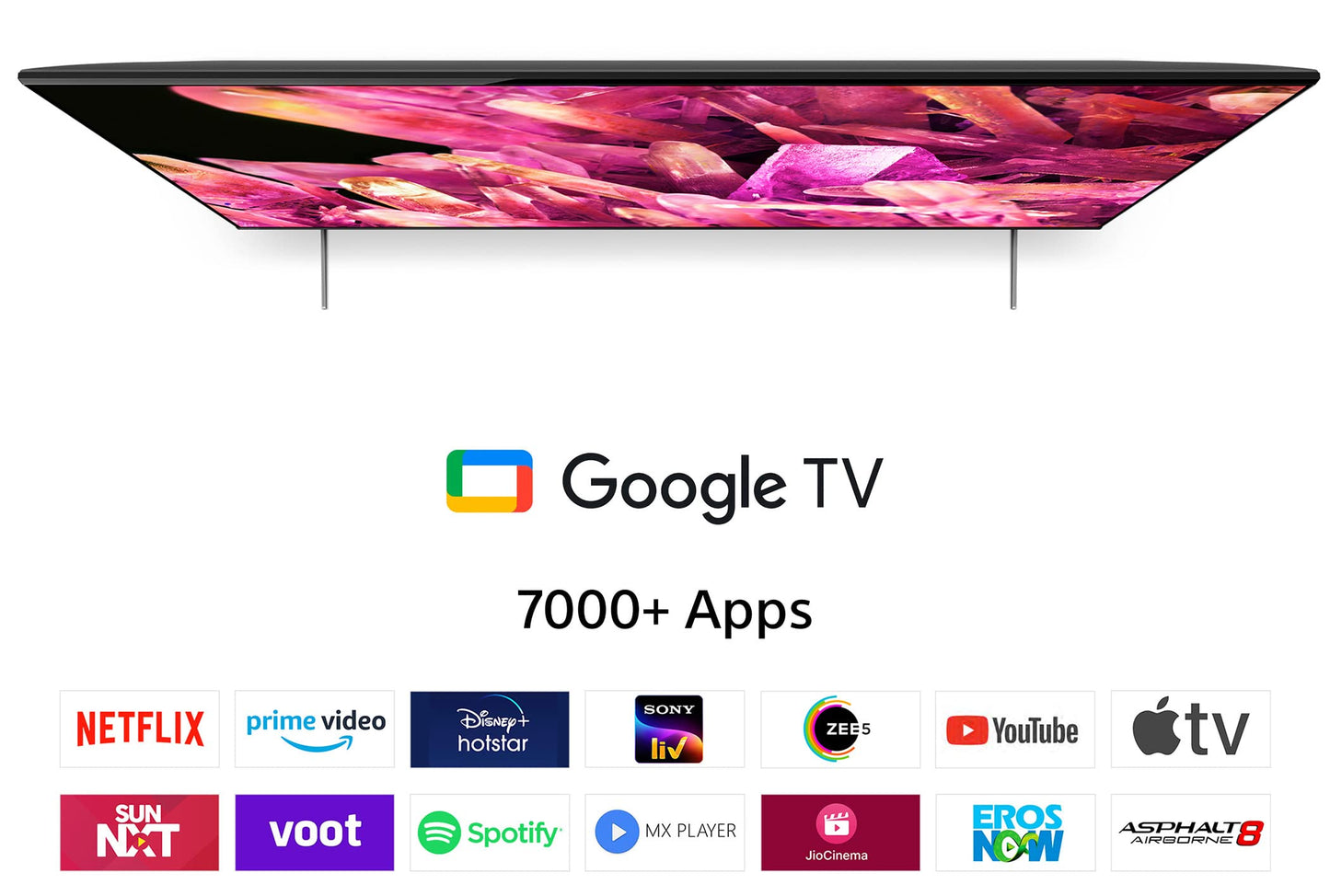 Sony Bravia 189 cm (75 inches) XR series 4K Ultra HD Smart Full Array LED Google TV XR-75X90K (Black)