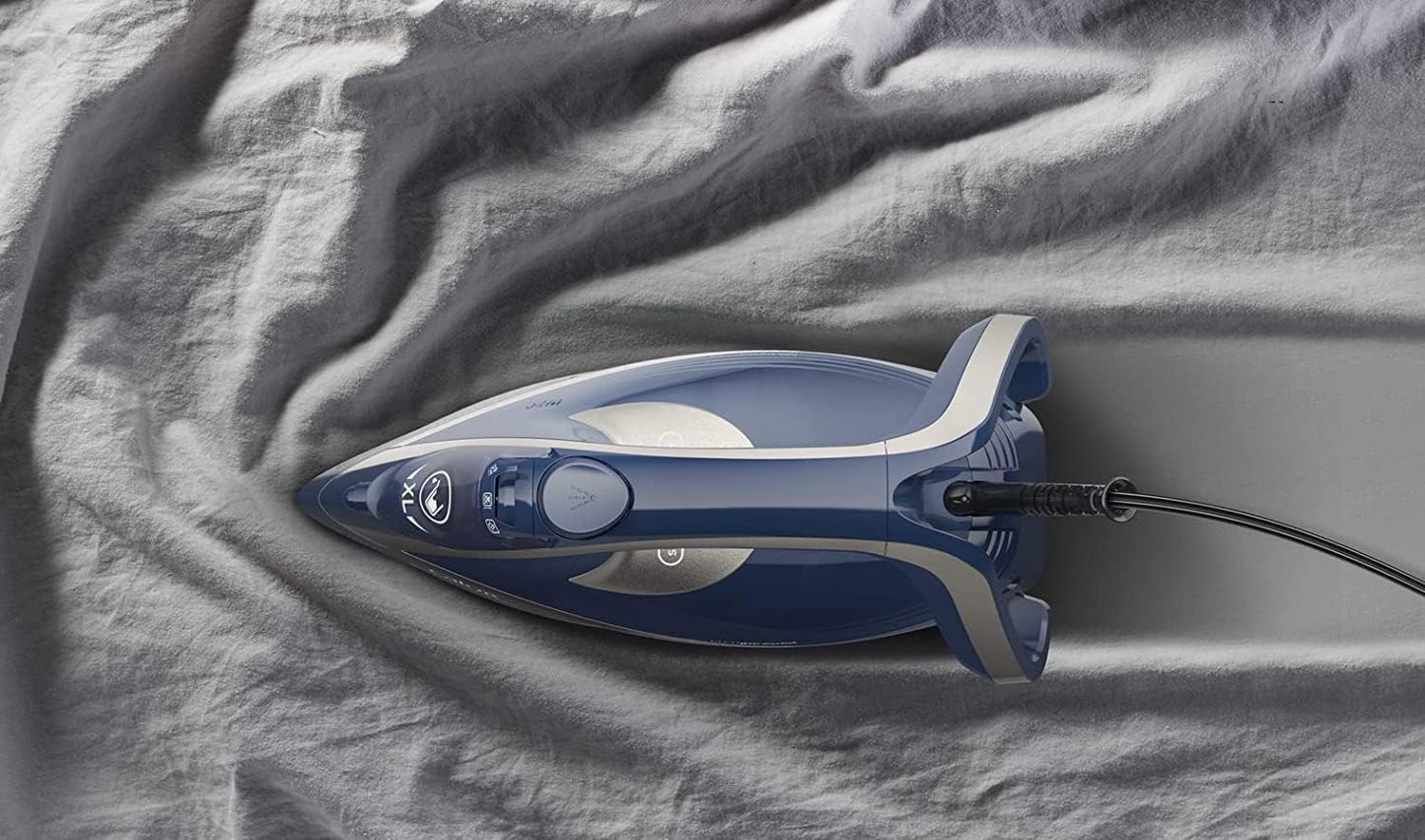 TEFAL Steam Iron | Express Steam Iron Steamer | 2600 W | 270 ml | Anti-scale | Purple | Ceramic Soleplate | 2 Years Warranty | FV2843M0