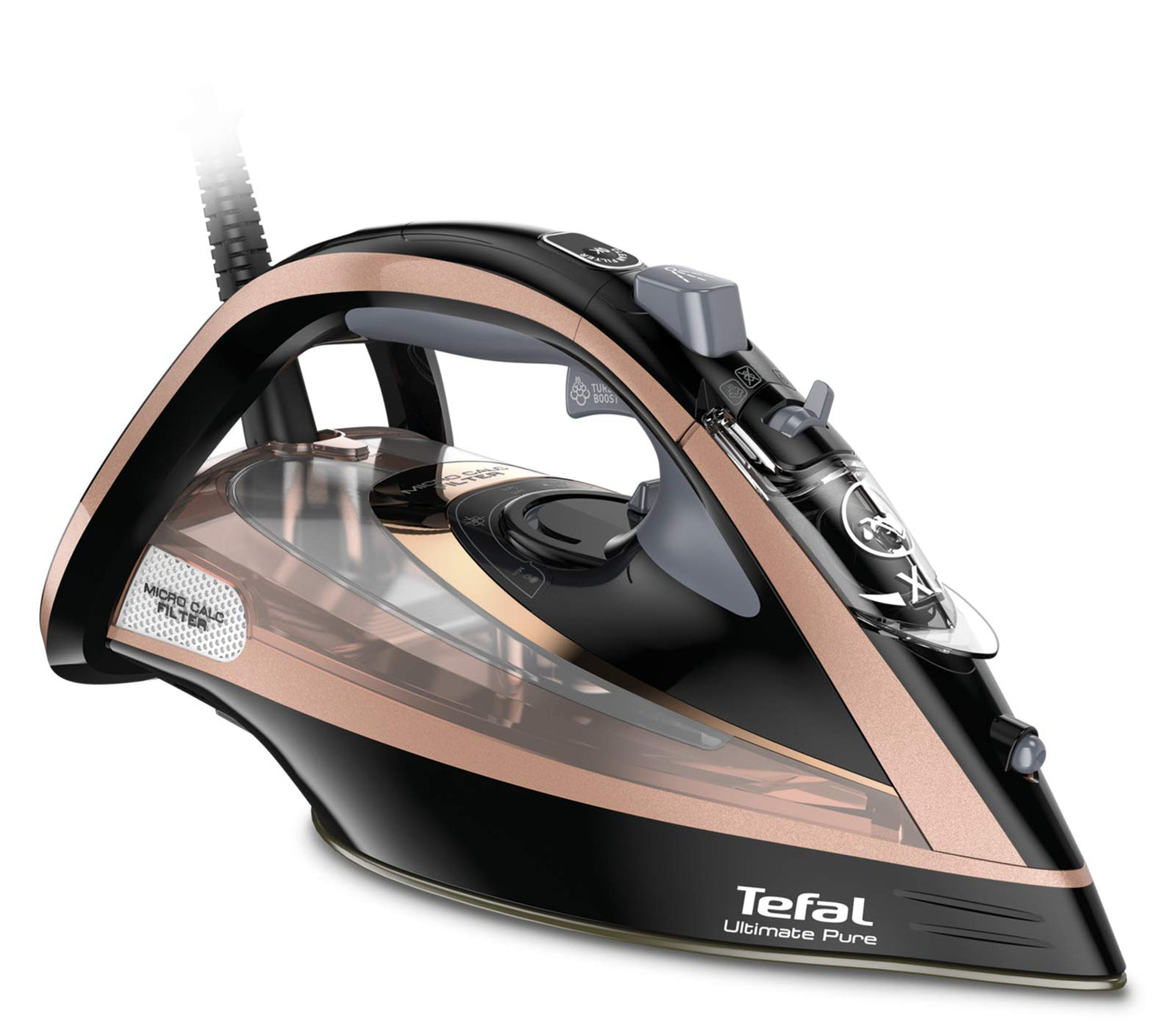 TEFAL Steam Iron | Express Steam Iron Steamer | 2600 W | 270 ml | Anti-scale | Purple | Ceramic Soleplate | 2 Years Warranty | FV2843M0