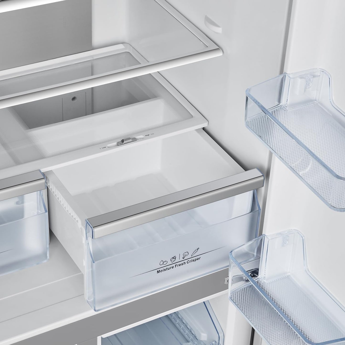 Hisense RQ561N4AC1 561 Four Door Refrigerator, No Frost Technology, Silver, 1 Year Warranty