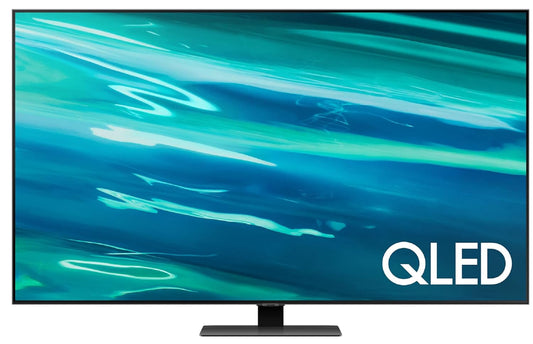 SAMSUNG 138 cm (55 inch) 4K QLED Smart TV QA55Q80AA (Carbon Silver)