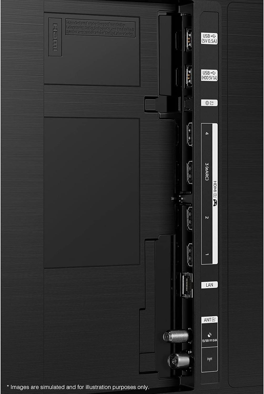 Samsung 75 Inch TV Crystal UHD Crystal Processor 4K Hub - UA75CU7000UXZN (2023 Model)