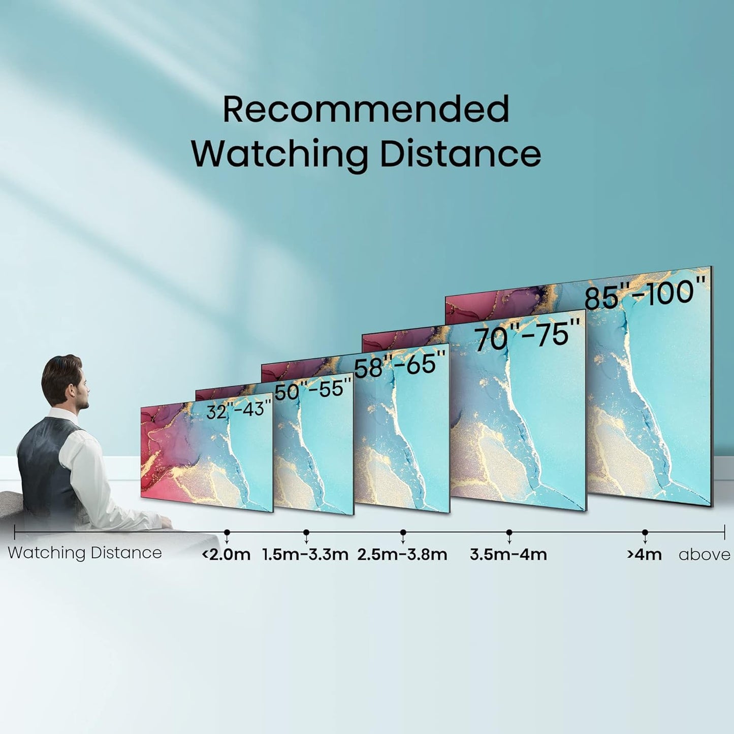 HISENSE QLED Smart TV, 55 Inch E7K with Quantum Dot Colour, Dolby Vision·Atmos, Share to TV, Voice Control and Game Mode VRR ALLM, AI Sports Mode, Youtube, Netflix, Shahid and Anghami,55E7K