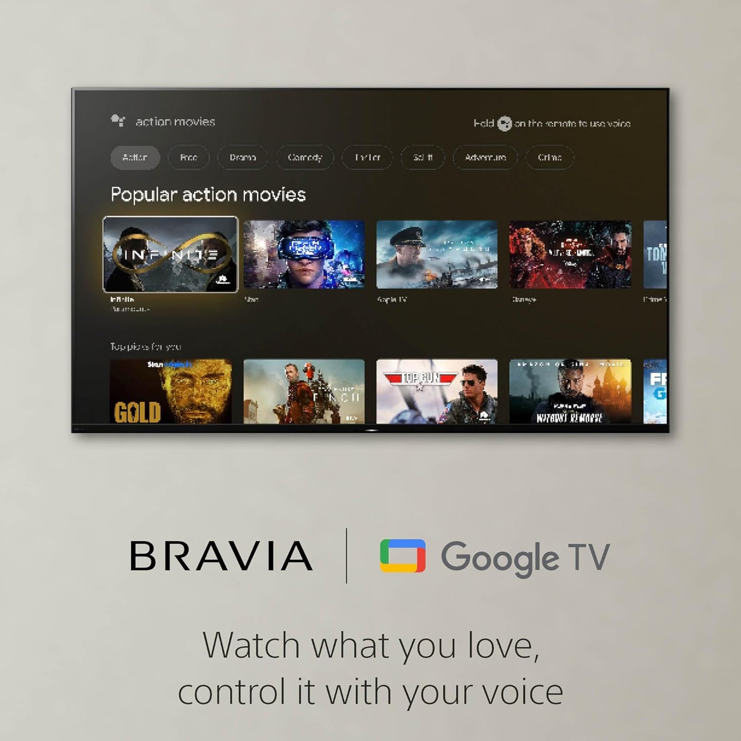 Sony BRAVIA 85 Inch TV 4K UHD LED Smart Google TV - KD-85X80L (2023 Model) - UAE Version |1 Year Manufacturer Warranty